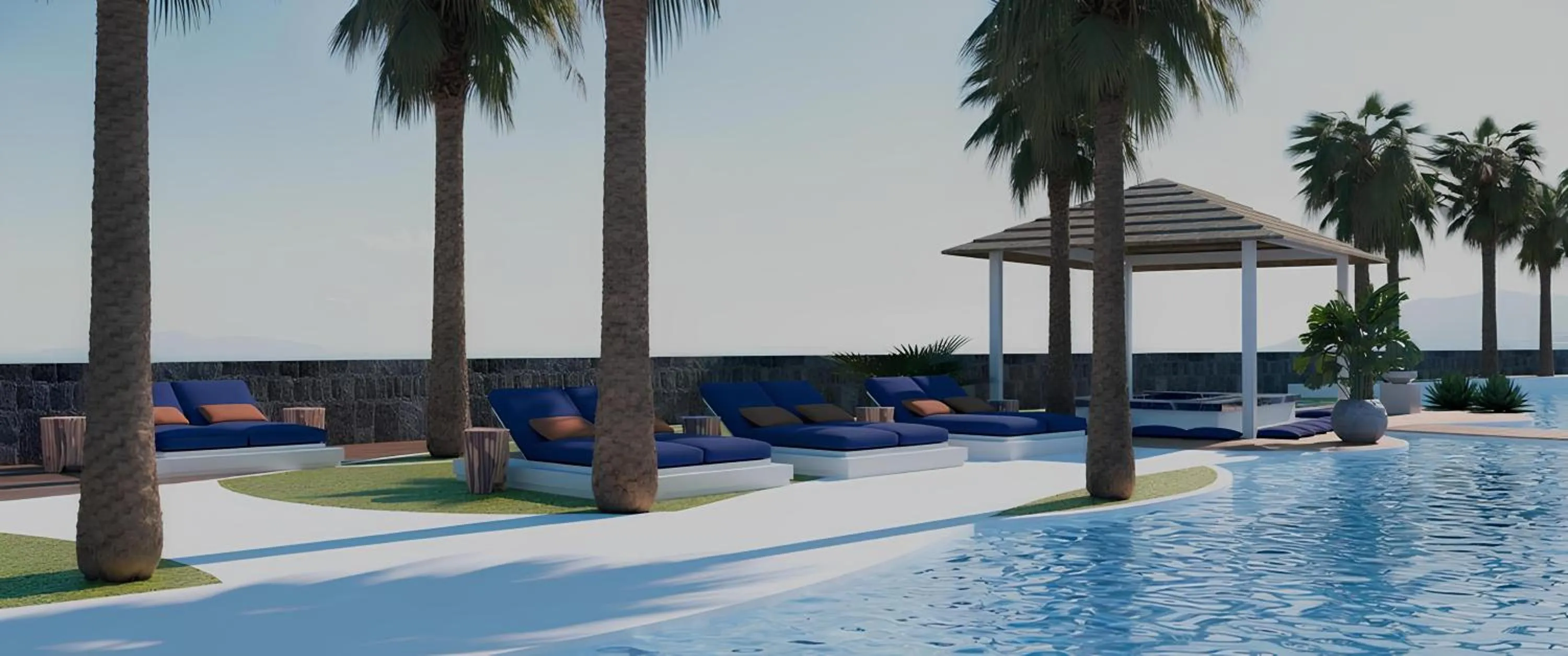 Swimming pool in Cresanto Luxury Suites