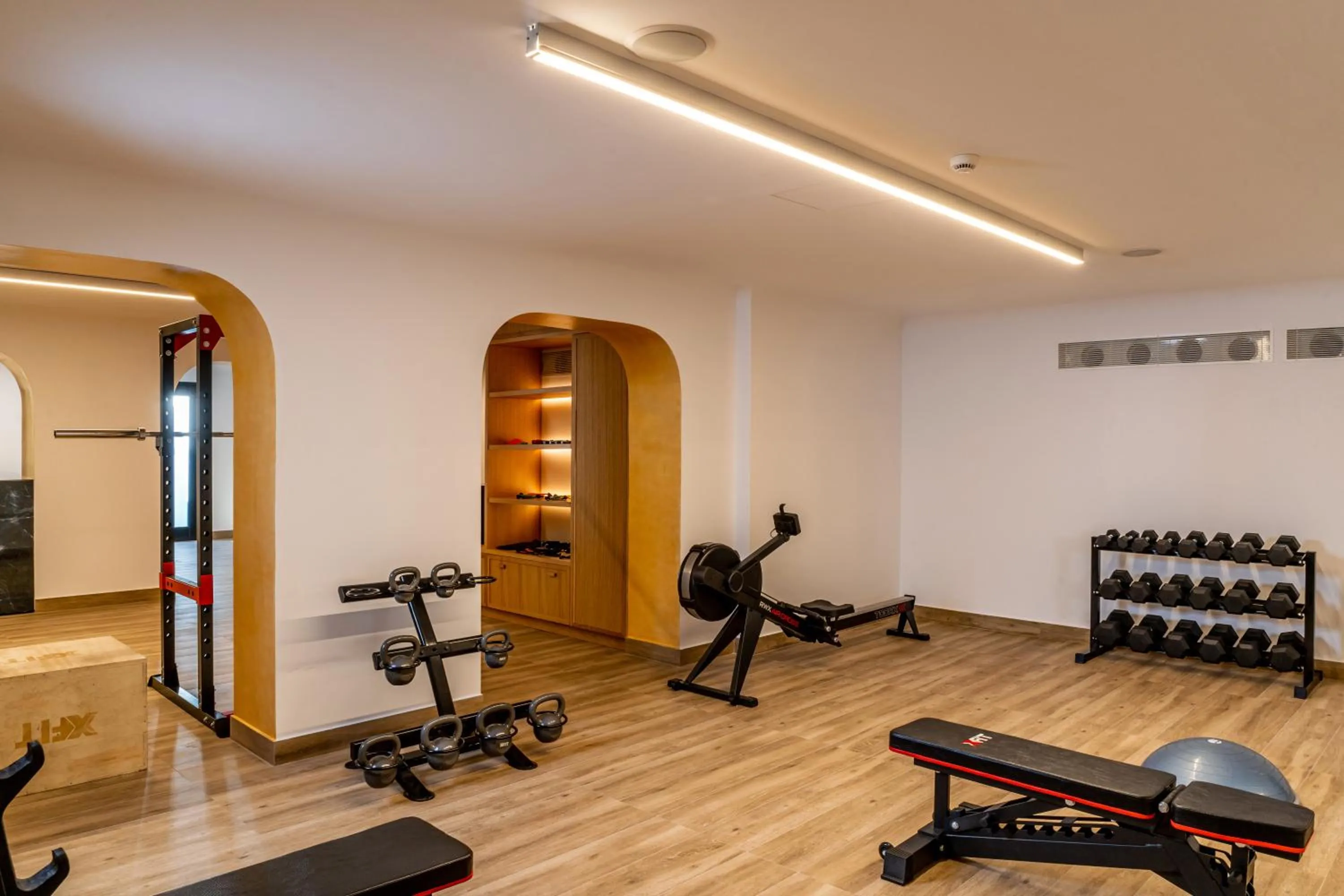 Fitness centre/facilities in Cresanto Luxury Suites