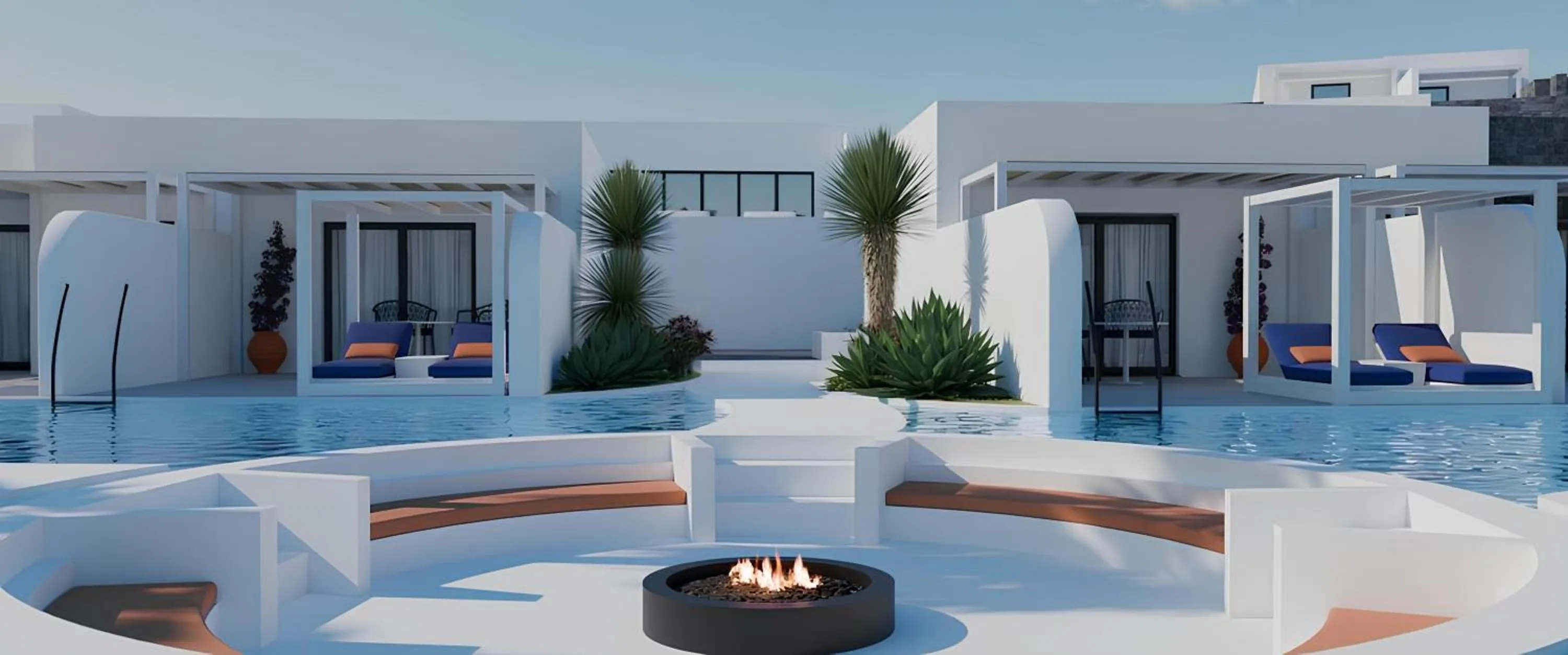 Swimming pool in Cresanto Luxury Suites