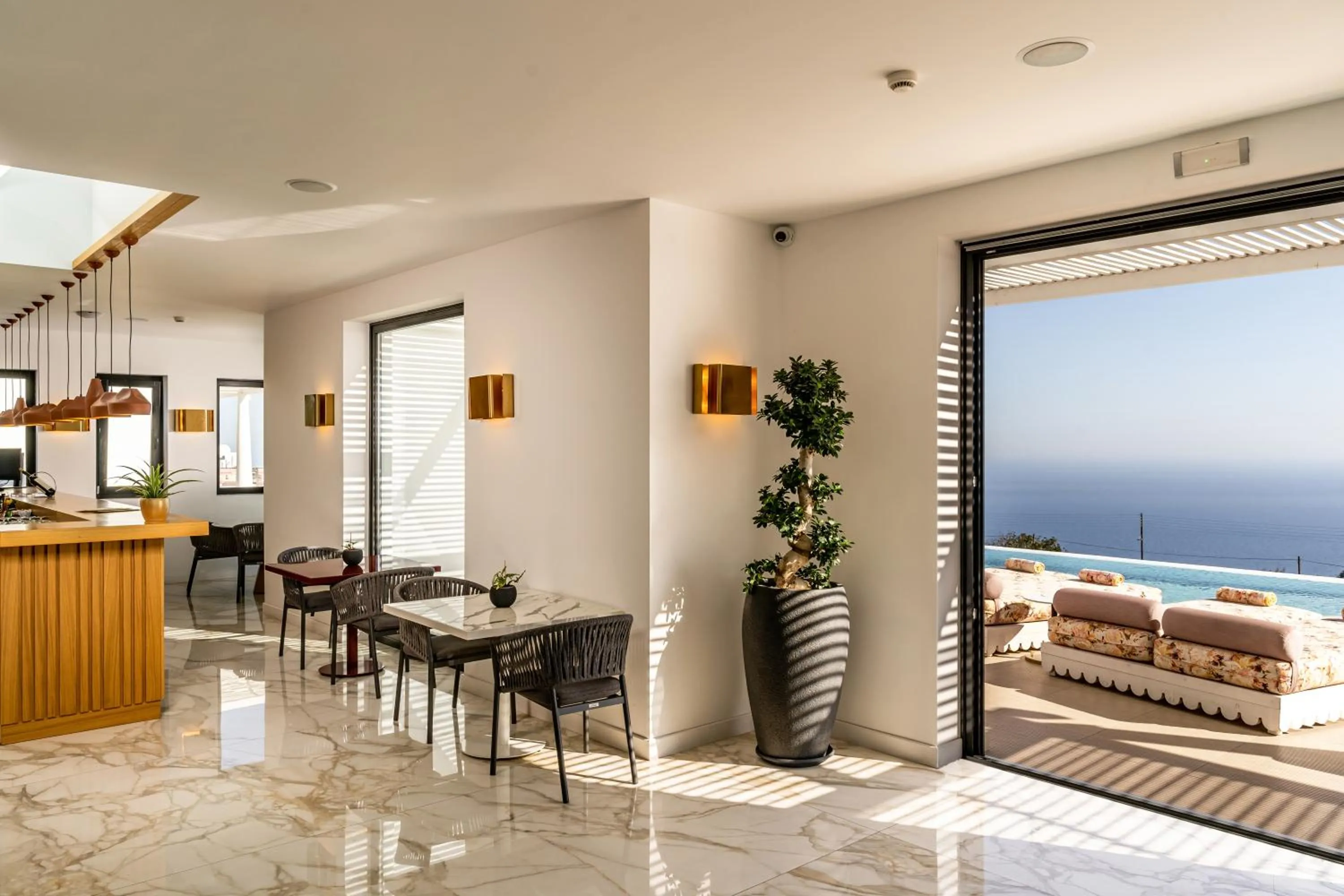 Living room in Cresanto Luxury Suites