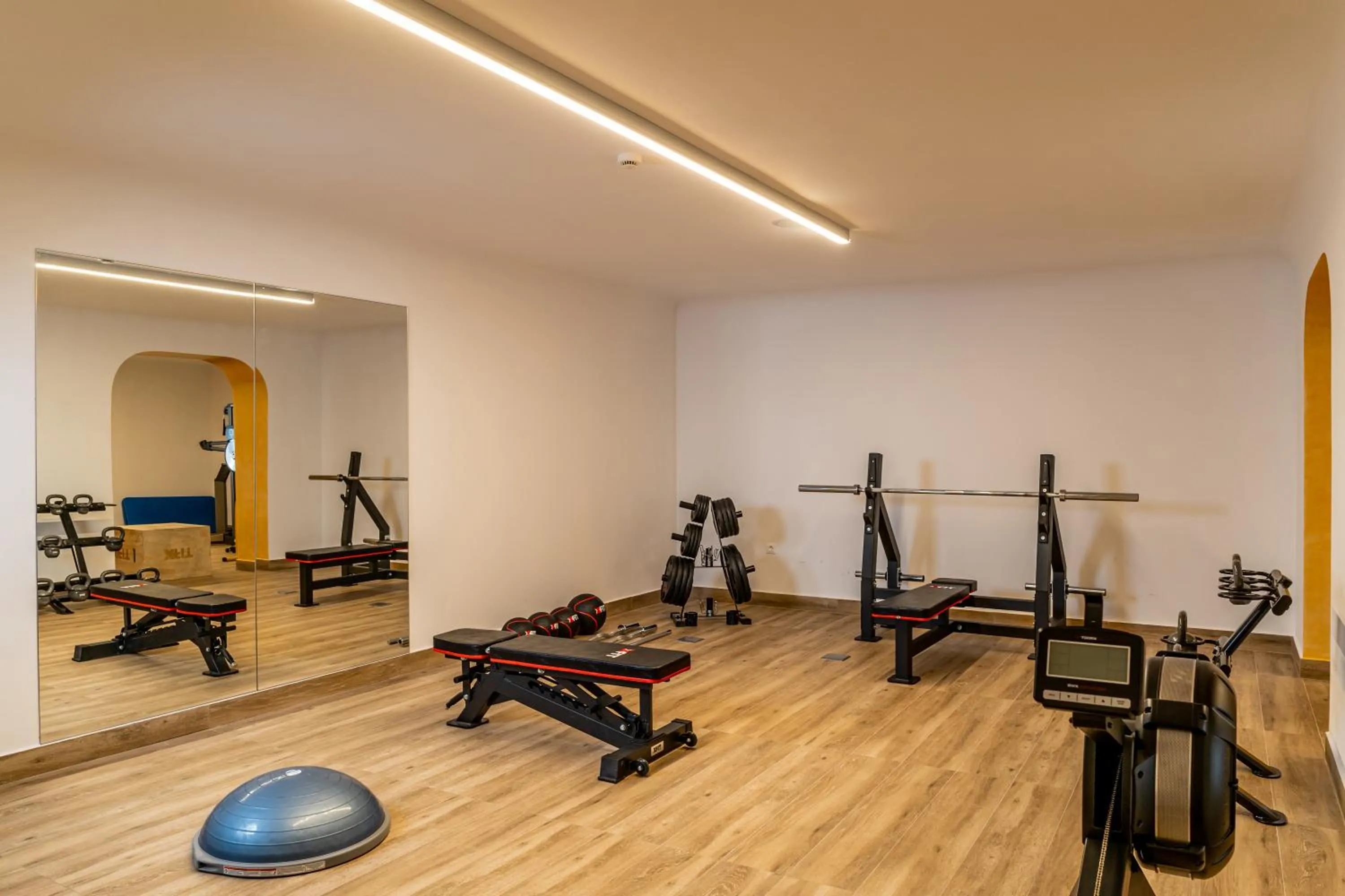 Fitness centre/facilities in Cresanto Luxury Suites