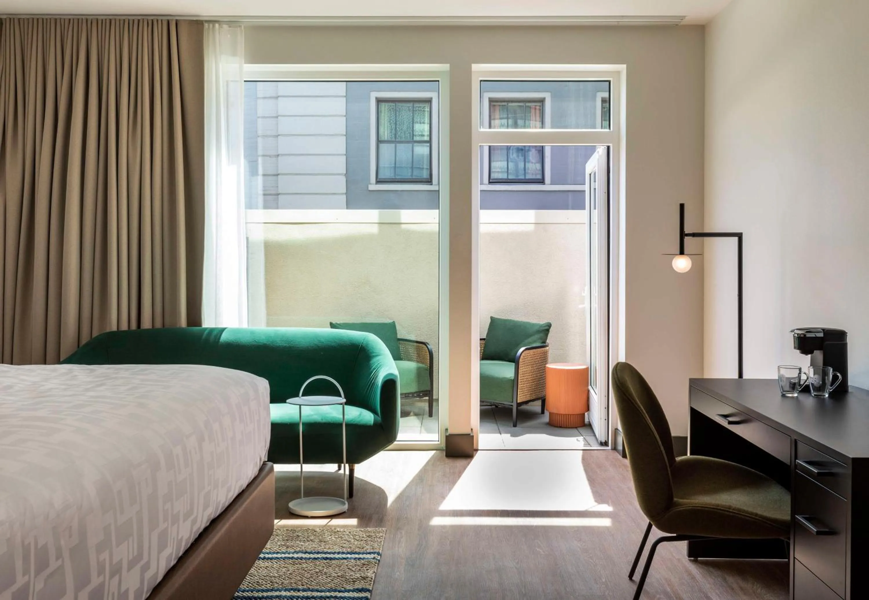 Bedroom, Bed in Kissel Uptown Oakland, in the Unbound Collection by Hyatt