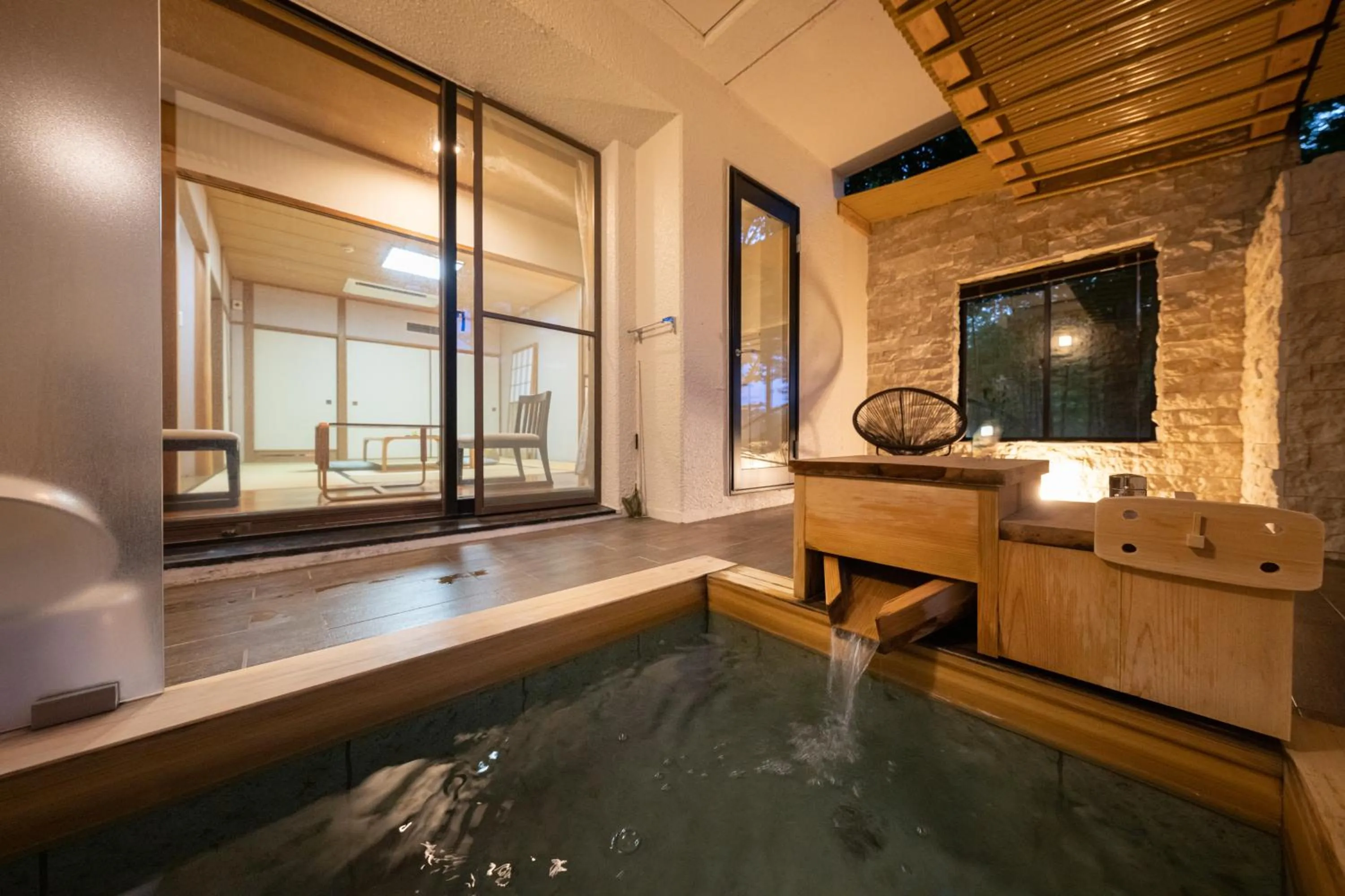 Hot Spring Bath in 伊豆高原温泉ホテル 森の泉