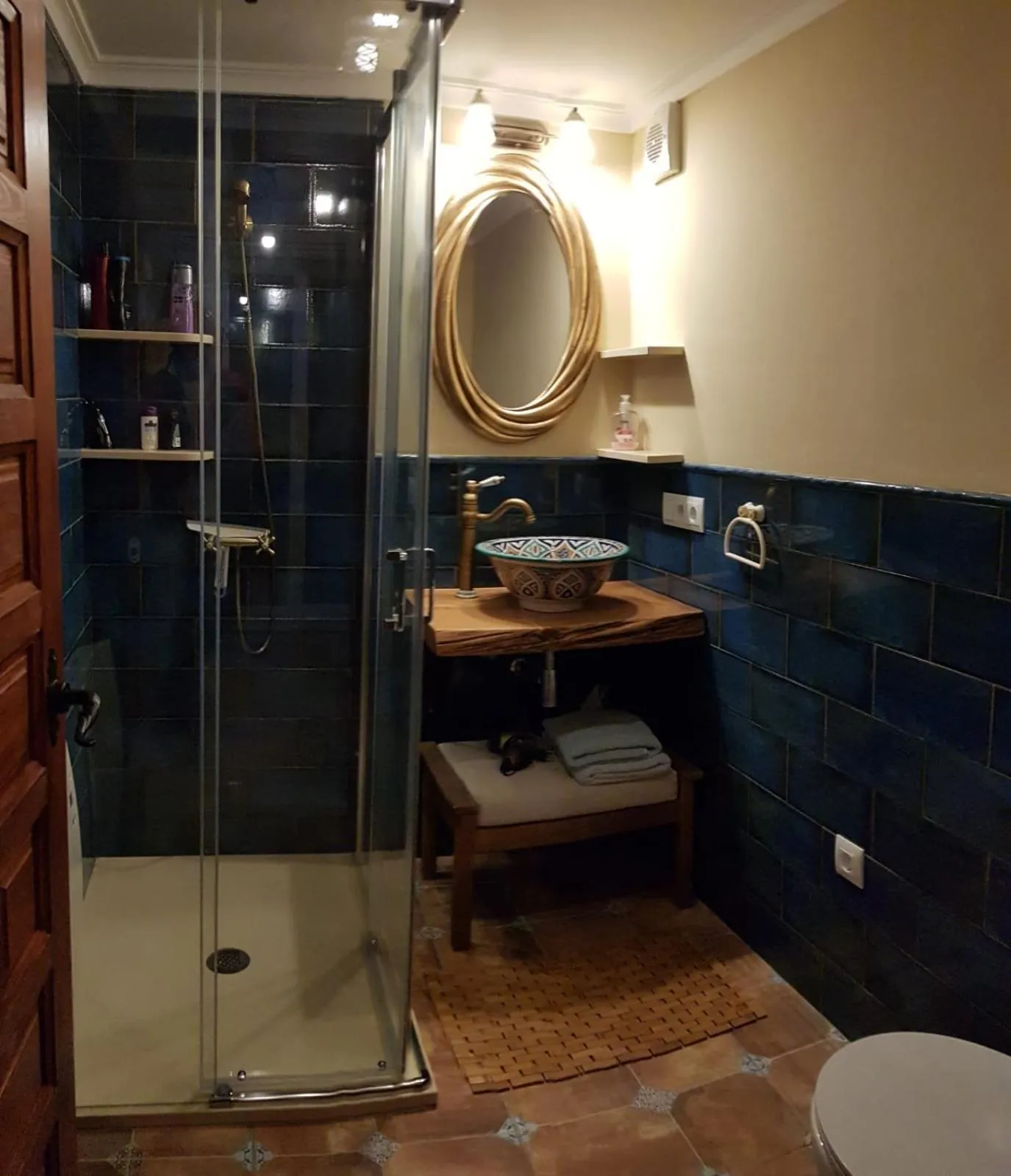 Shower in Casa Rural Buenavista Pedralba