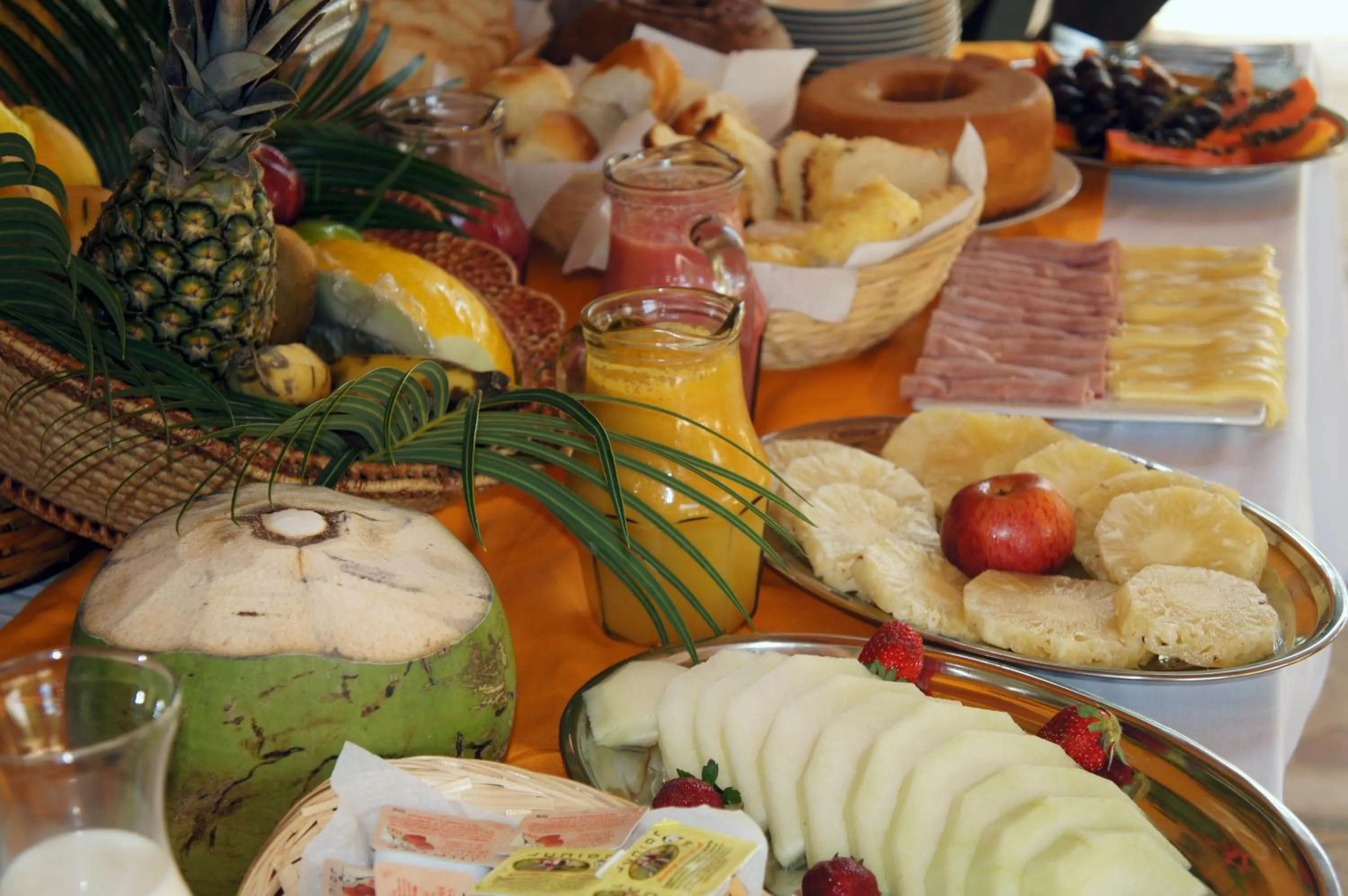 Food and drinks in Pousada Sol e Luna