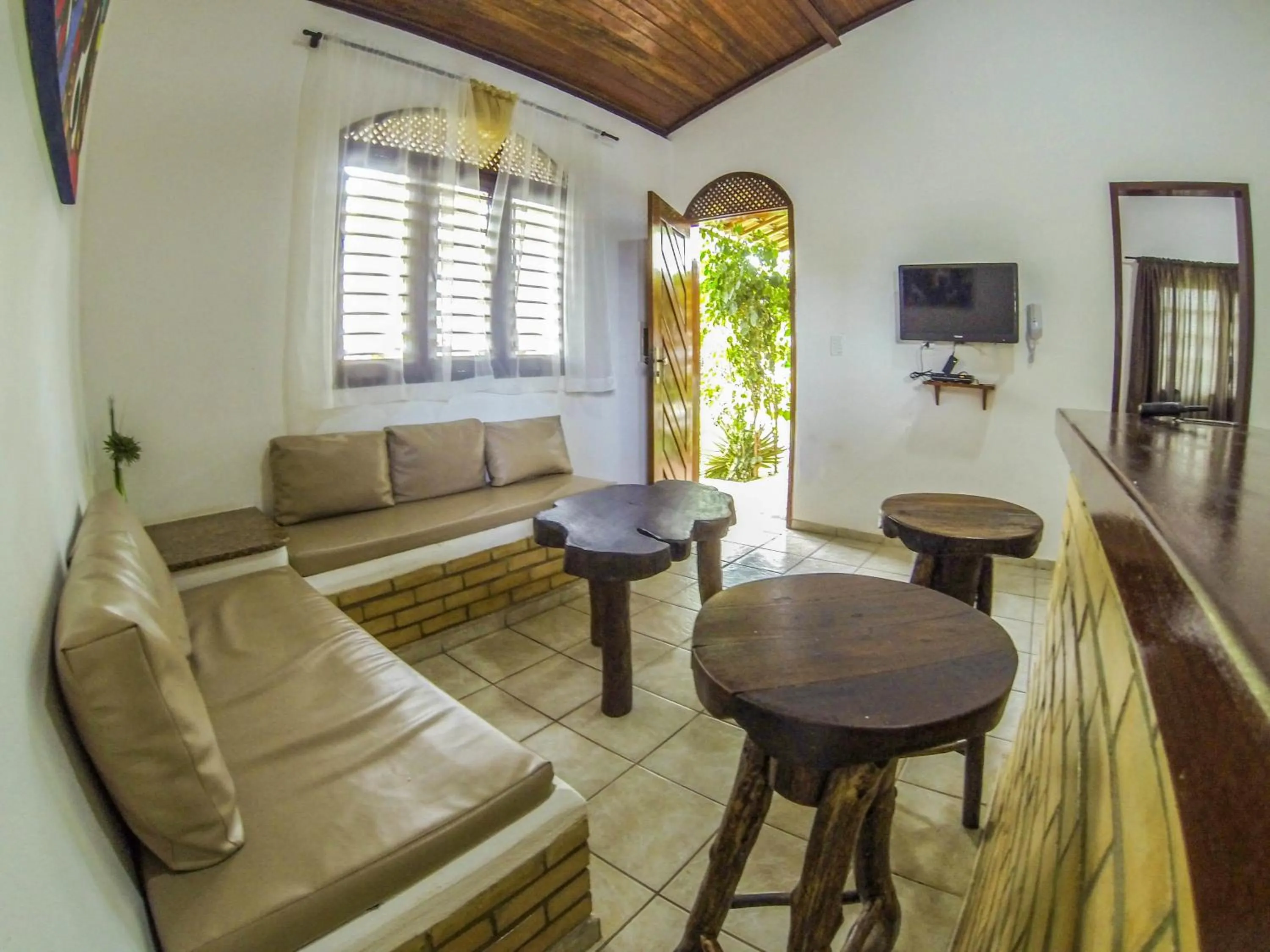 Living room in Pousada Sol e Luna