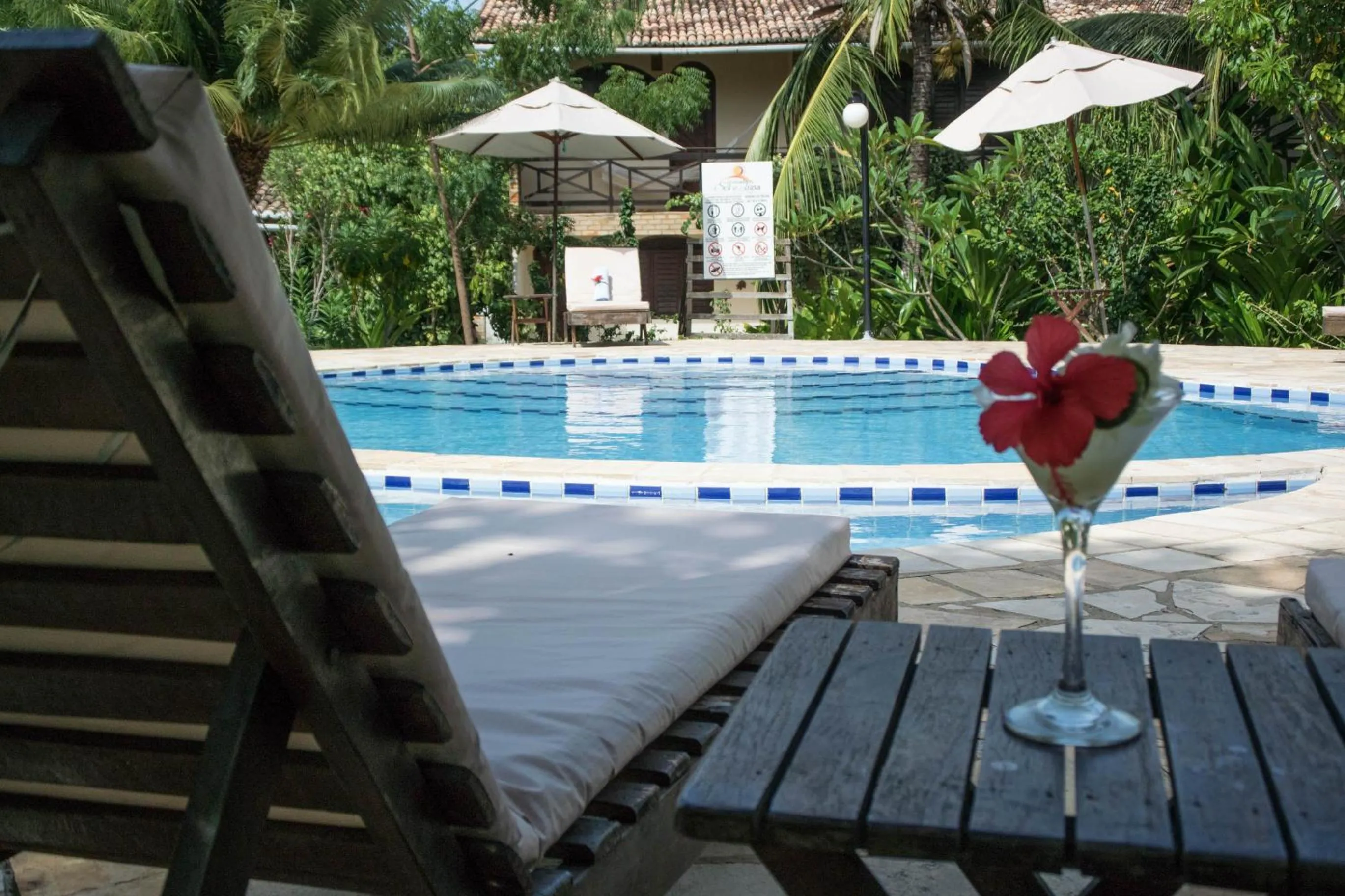 Swimming pool in Pousada Sol e Luna