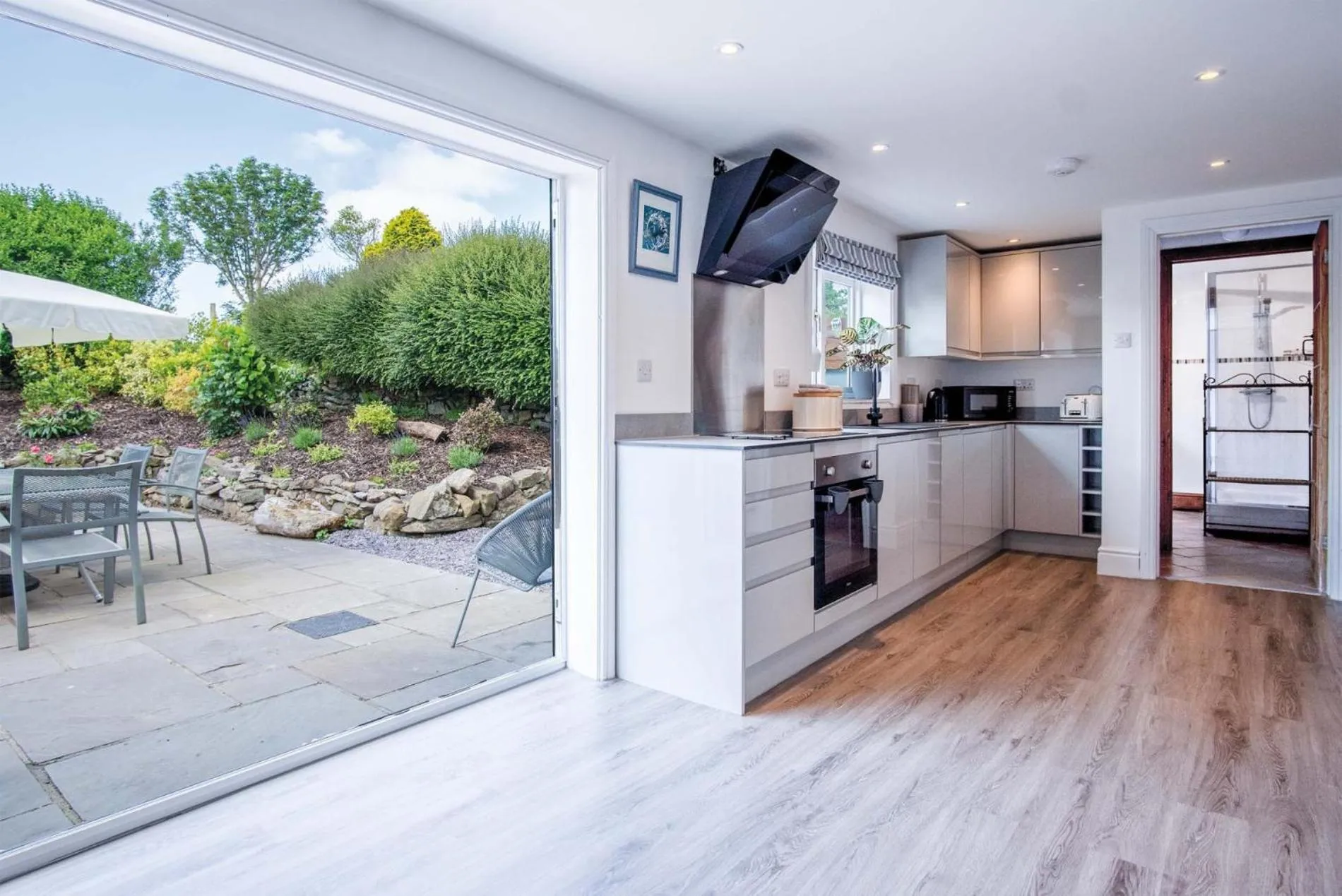 Floor plan in Angle Adventures - 4 Bedroom Cottage - Angle