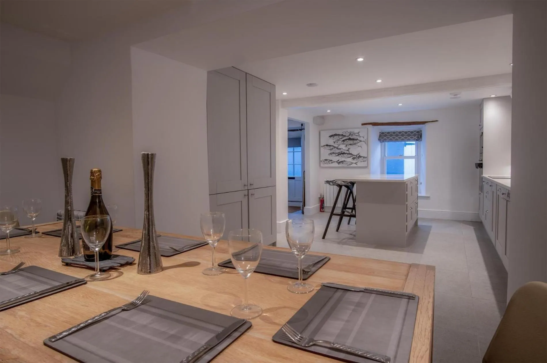 Floor plan in Caleb's Cottage - 4 Bedroom Cottage - Solva