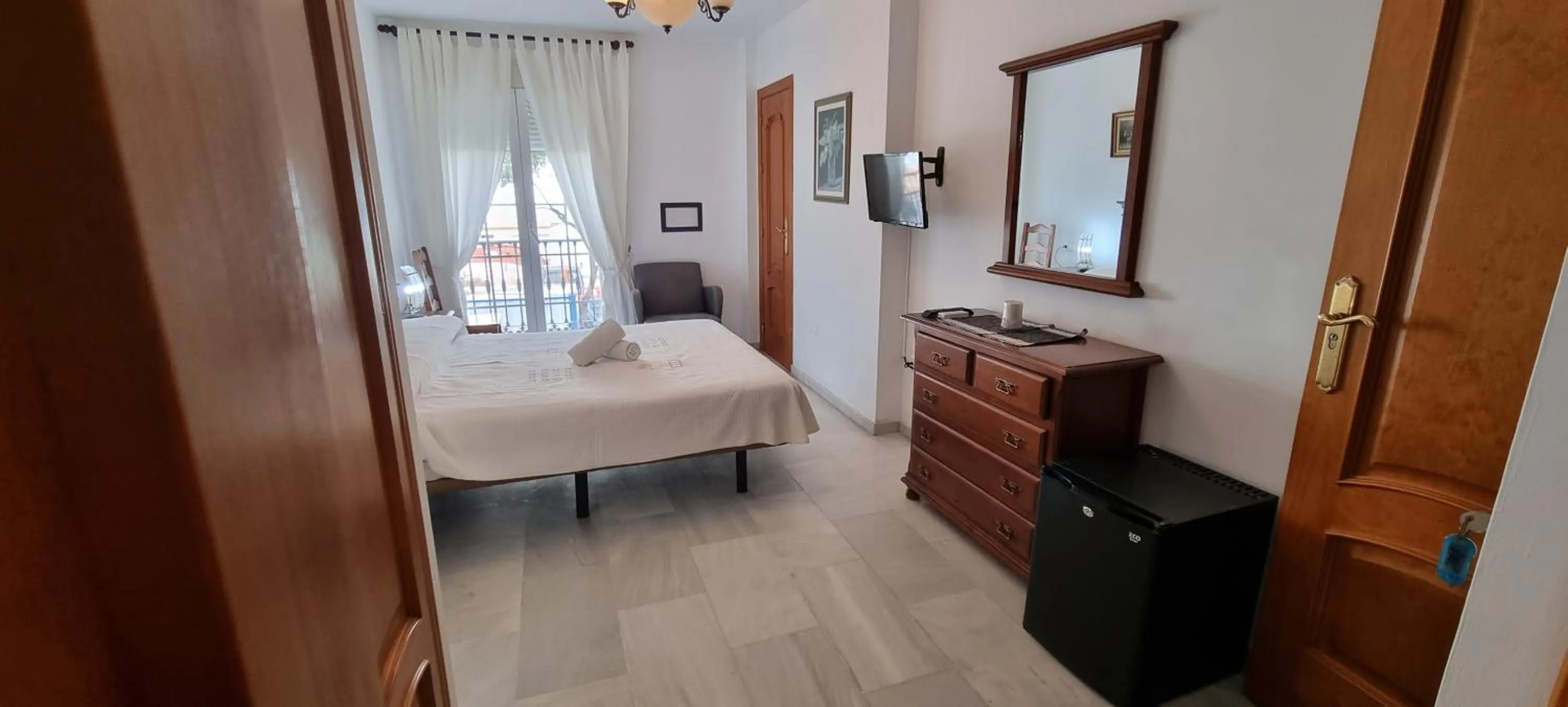 Bed in Hotel La Morena