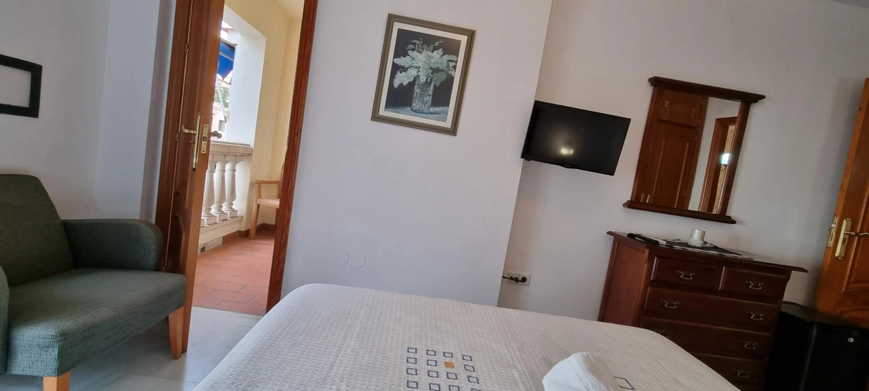 Bed in Hotel La Morena