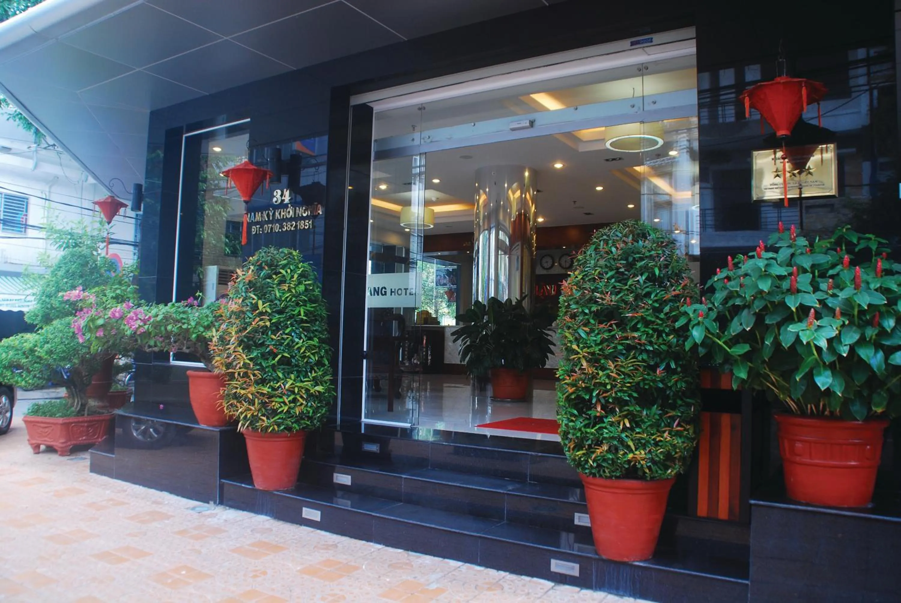 Street view in Hau Giang Hotel