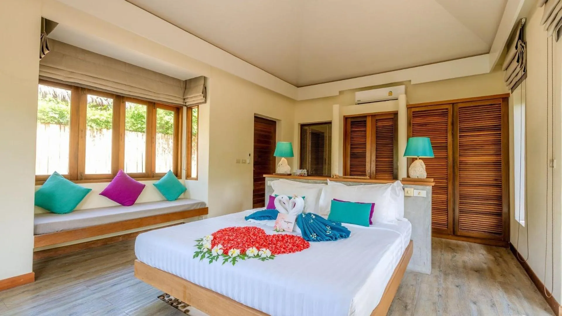 Bed in Sea Dance Resort