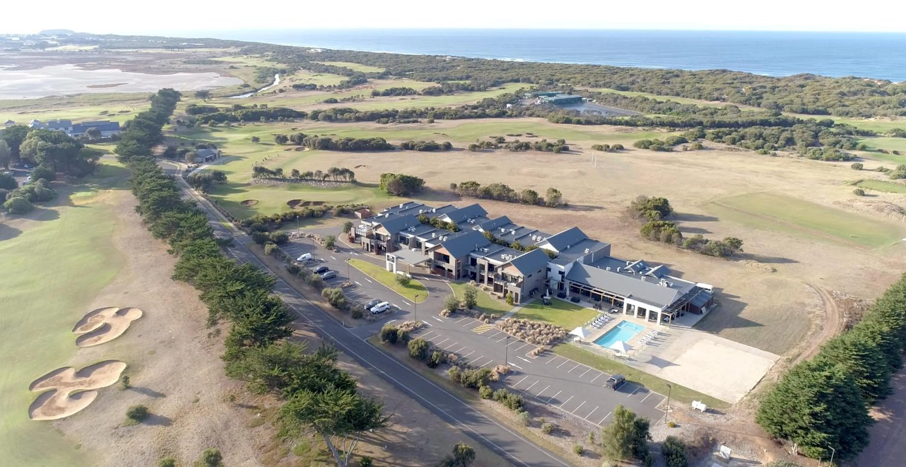Bird's eye view in Barwon Heads Resort