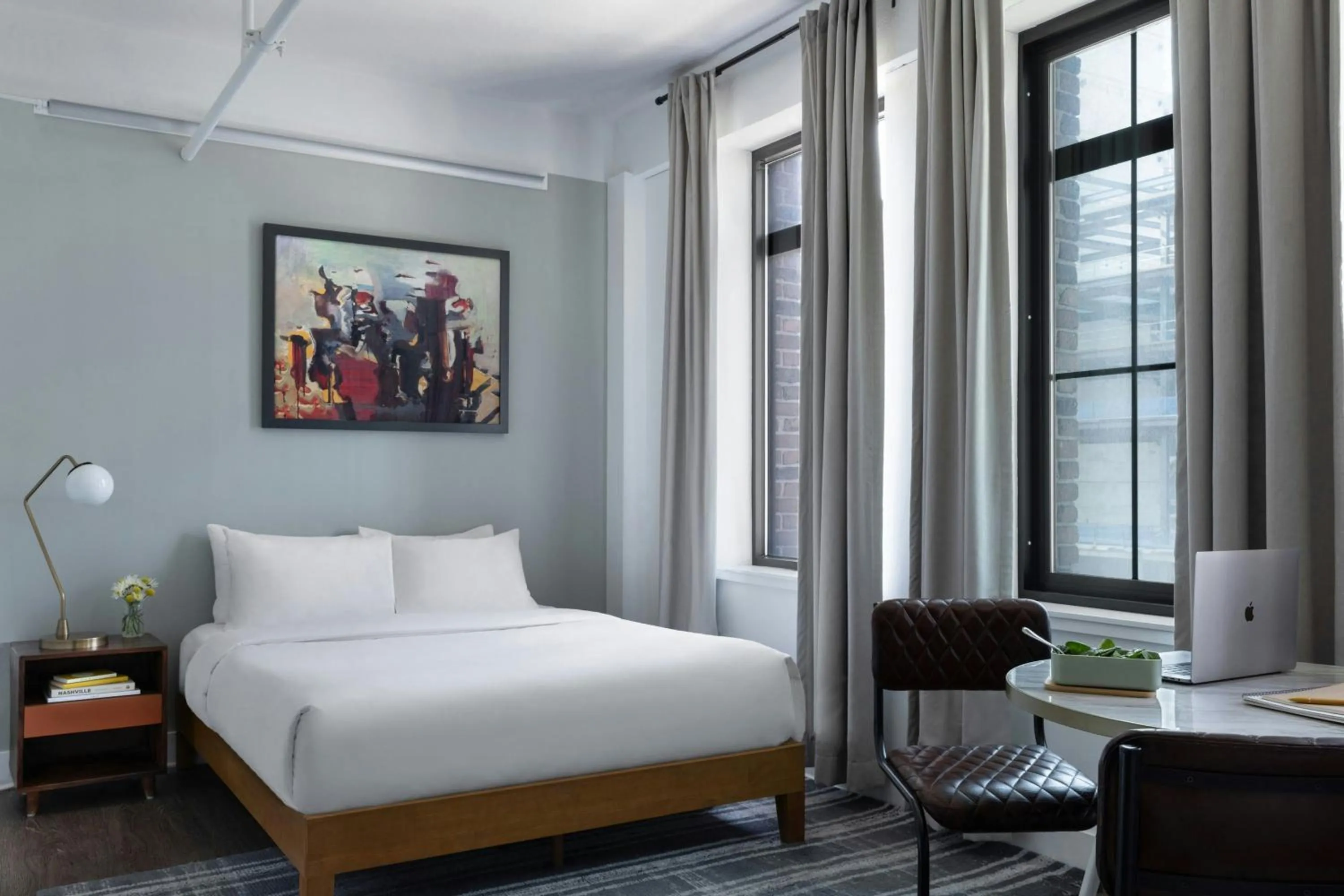 Bedroom, Bed in Sonder by Marriott Bonvoy Dovetail Apartments Downtown