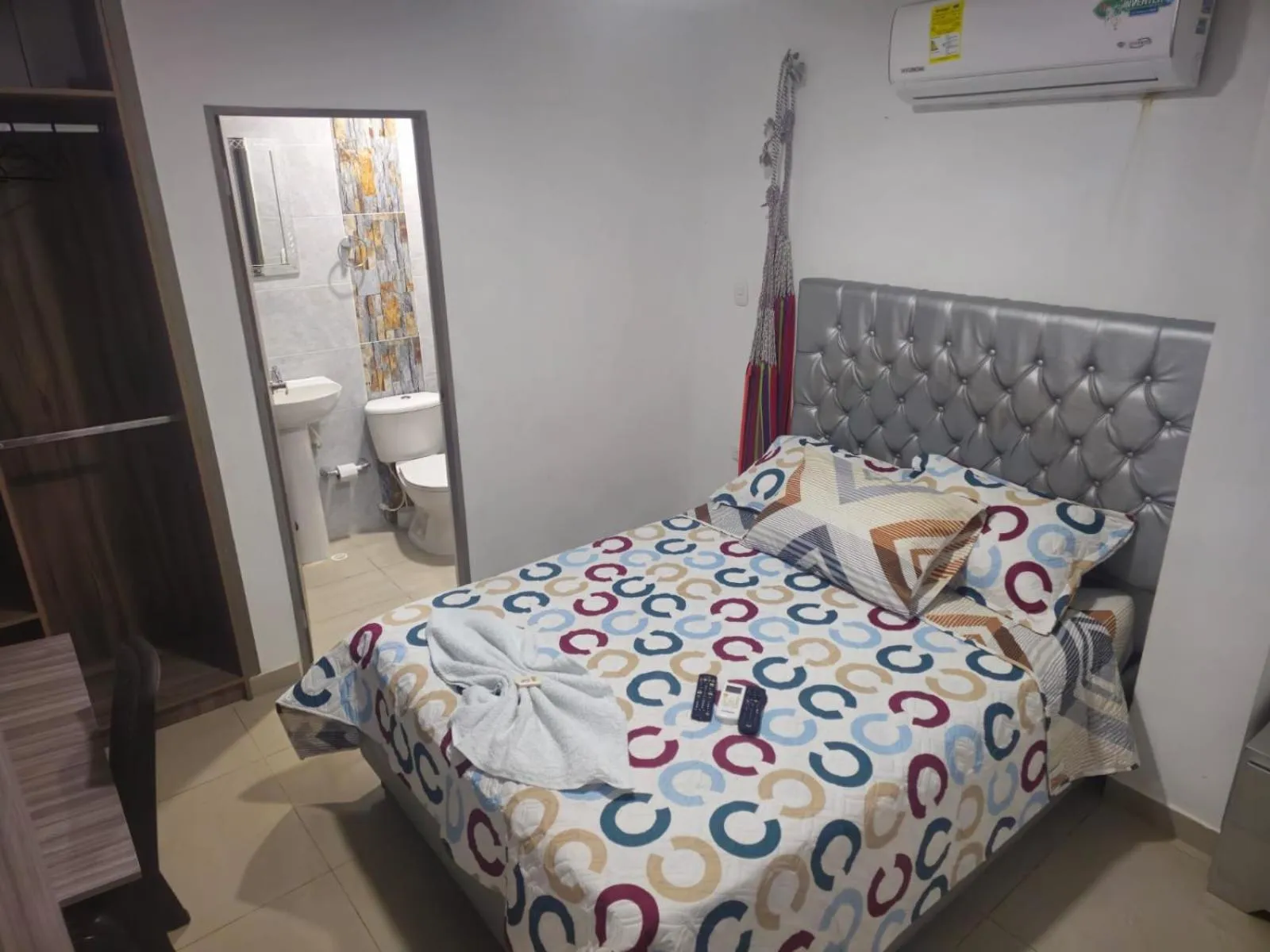 Bed in Apartaestudios Galanni