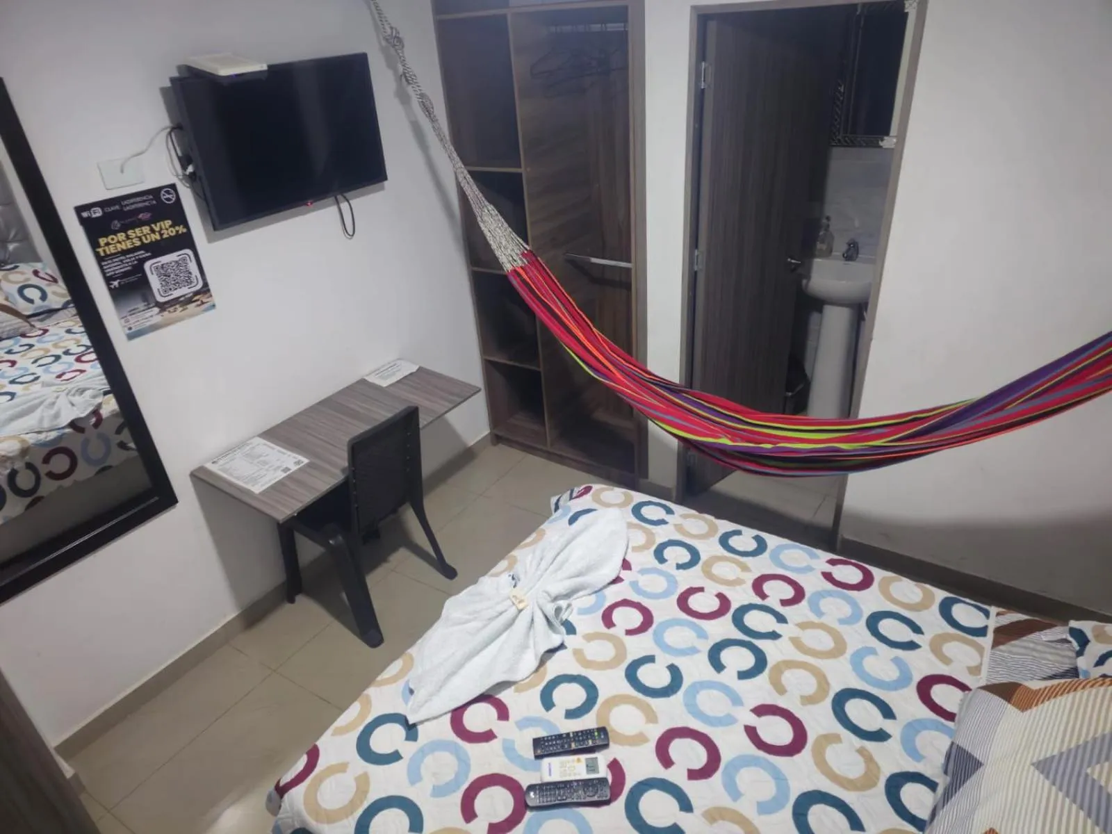 Bed in Apartaestudios Galanni