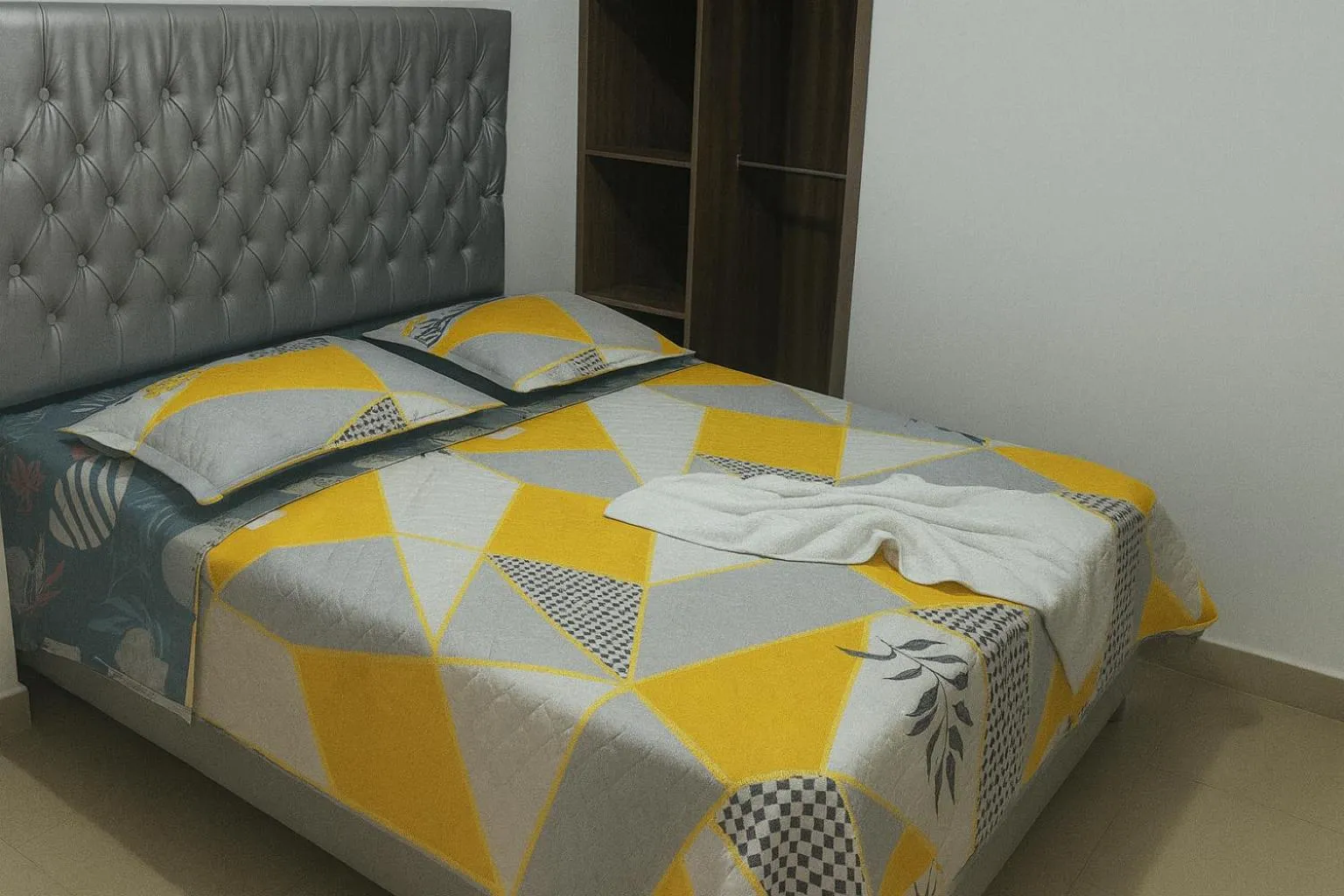 Bed in Apartaestudios Galanni