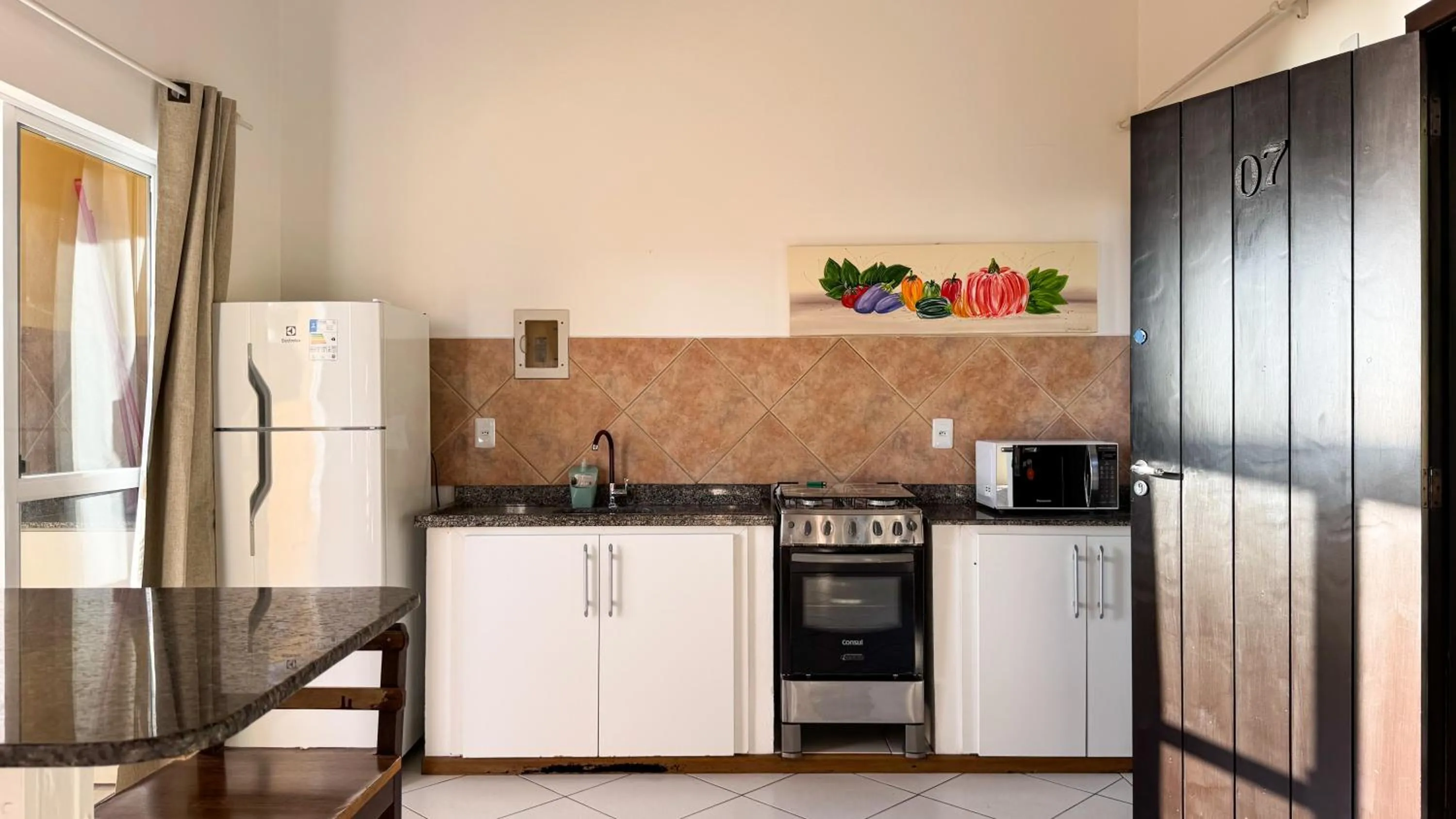 kitchen in Pousada Vila do Navegante