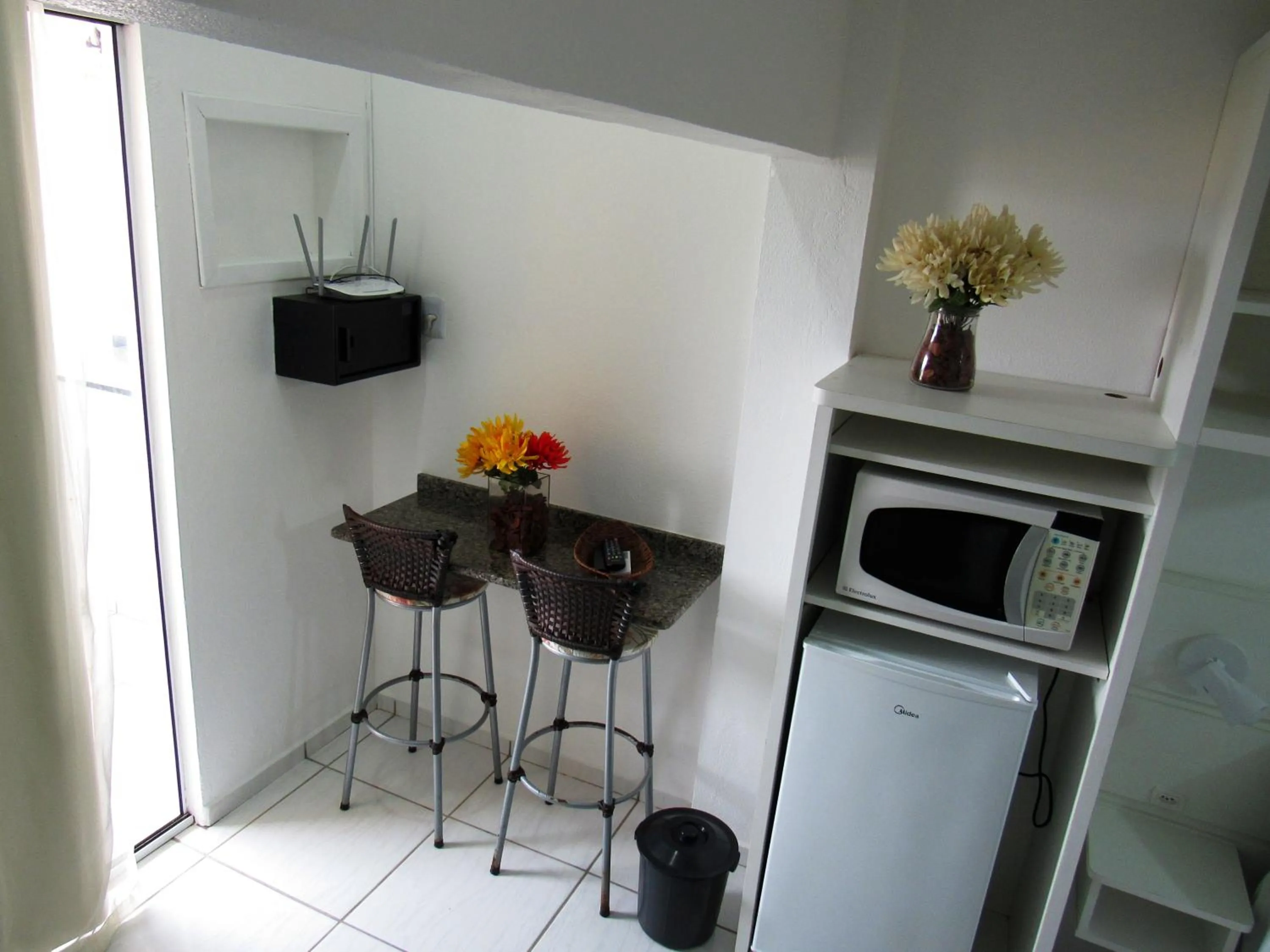Kitchen or kitchenette in Pousada Vila do Navegante