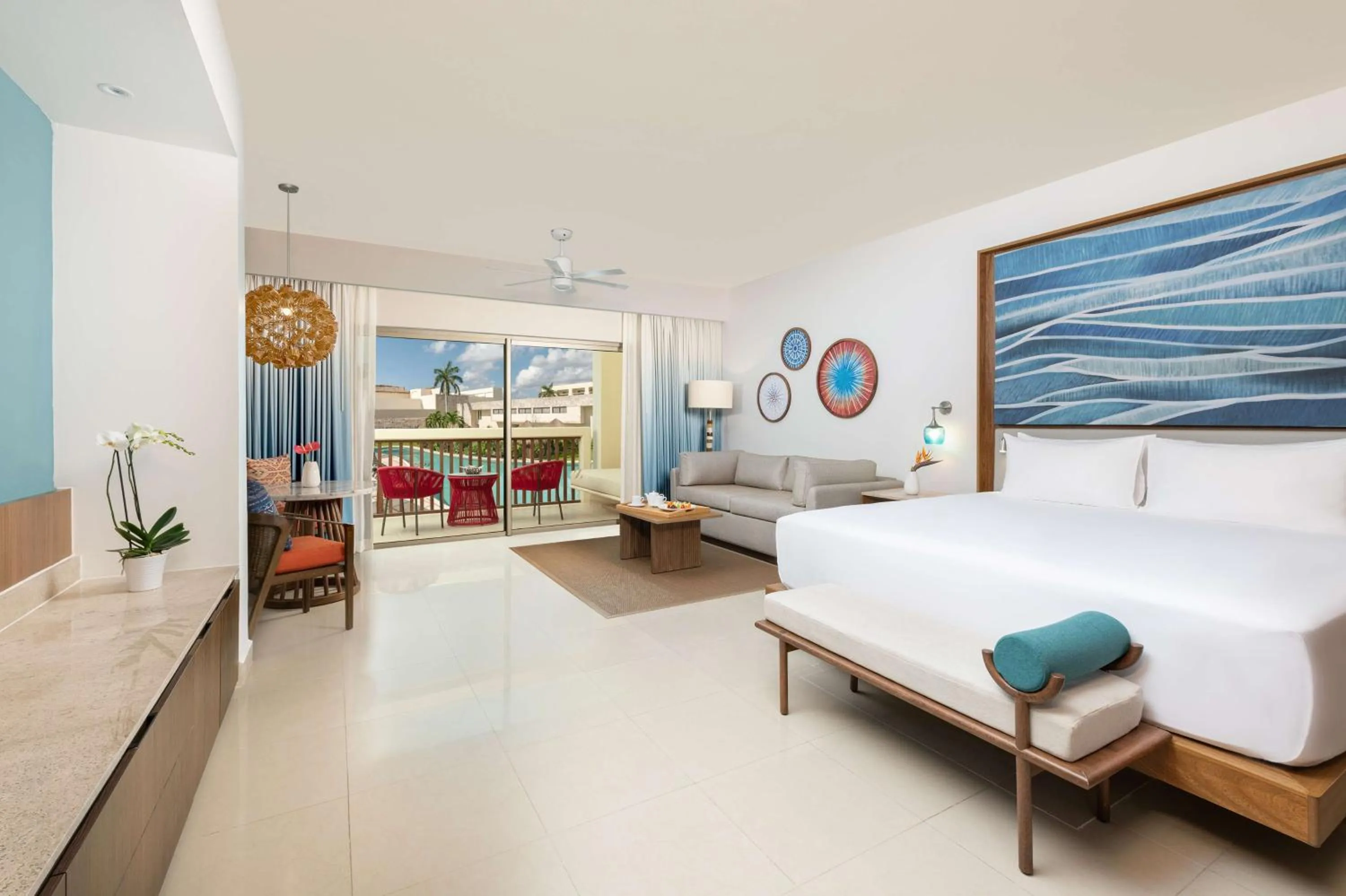 Photo of the whole room, Bed in Dreams Puerto Morelos Resort & Spa - All Inclusive
