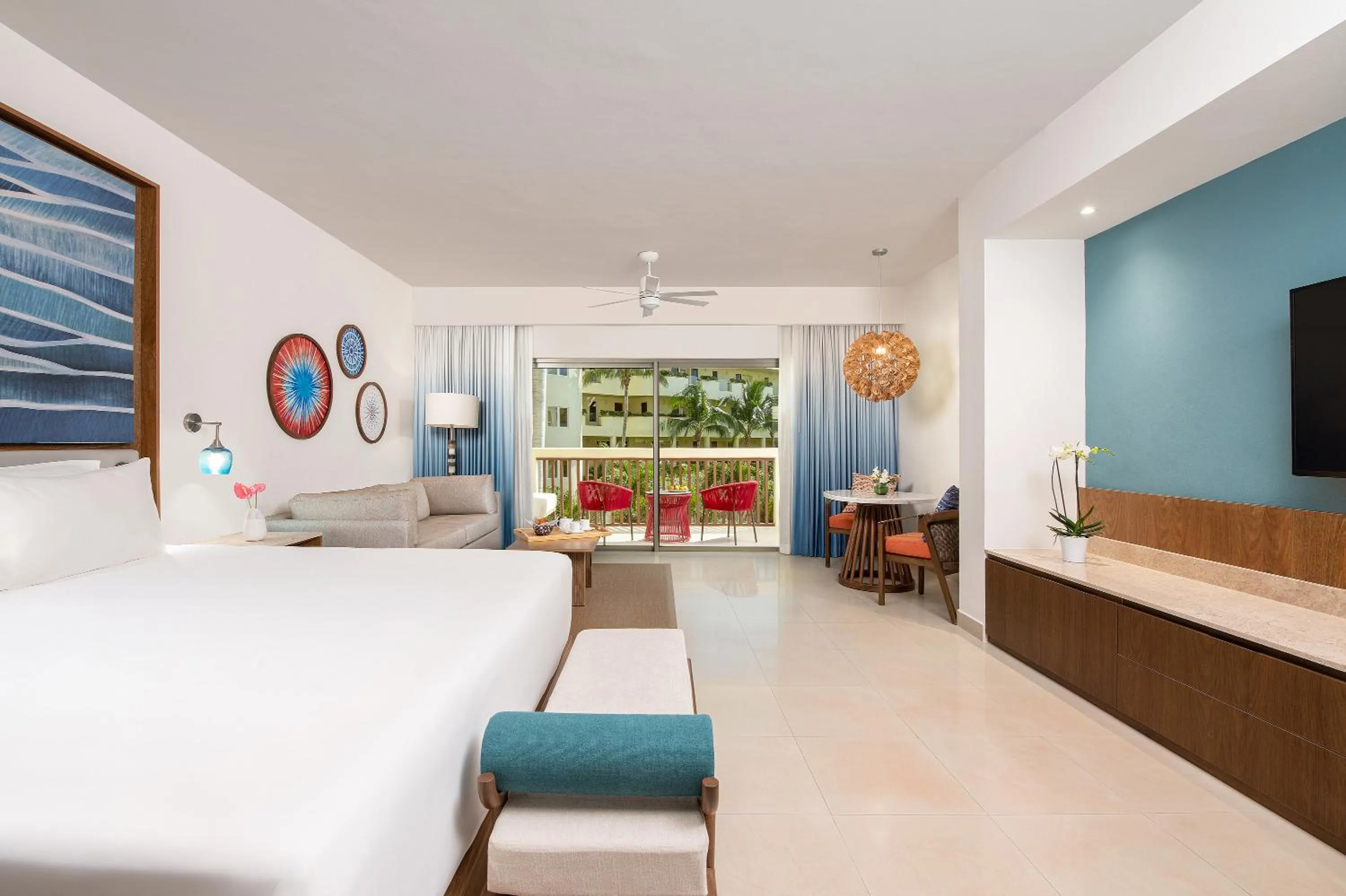 Bedroom, Bed in Dreams Puerto Morelos Resort & Spa - All Inclusive