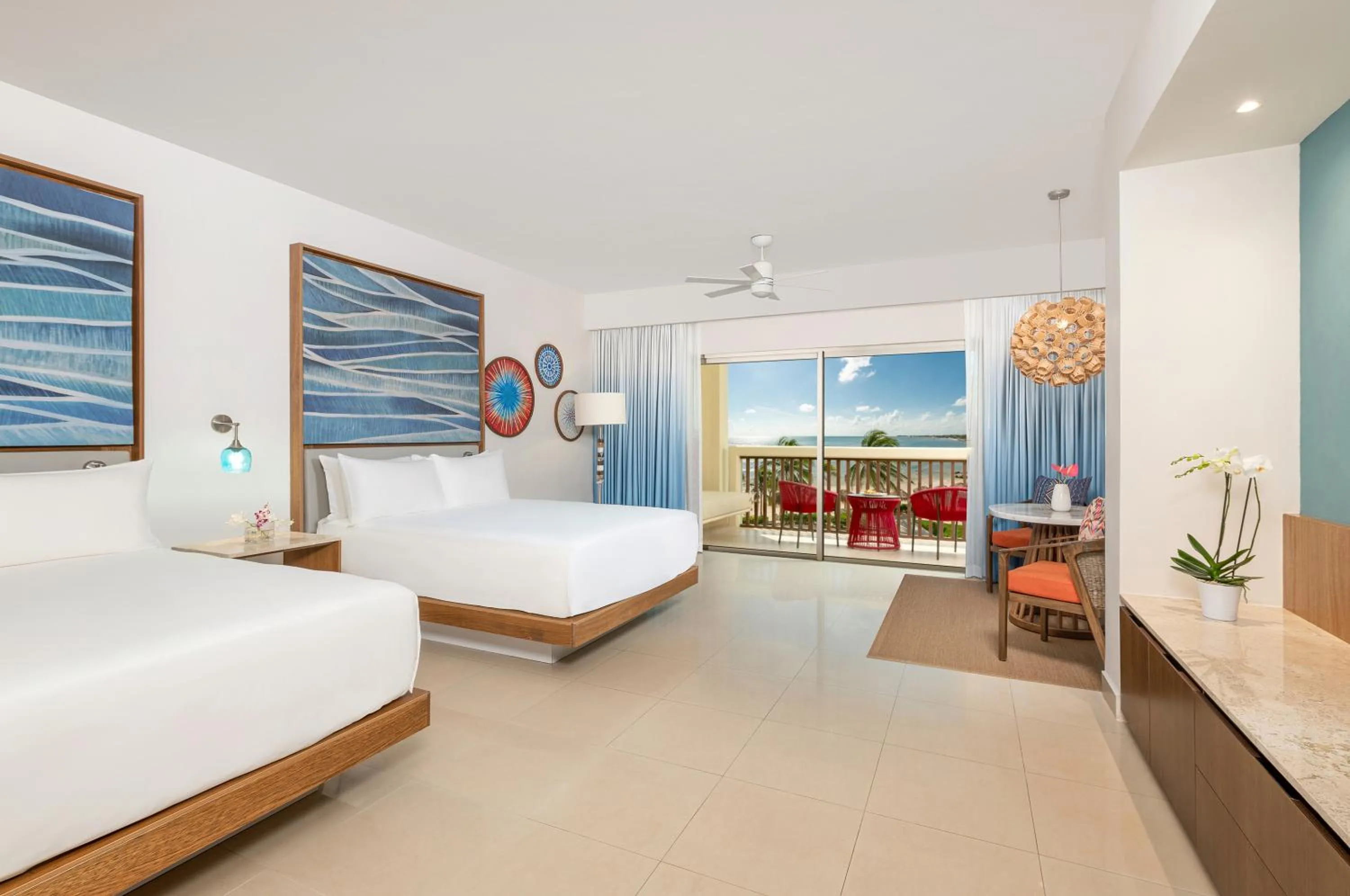 Bedroom, Bed in Dreams Puerto Morelos Resort & Spa - All Inclusive