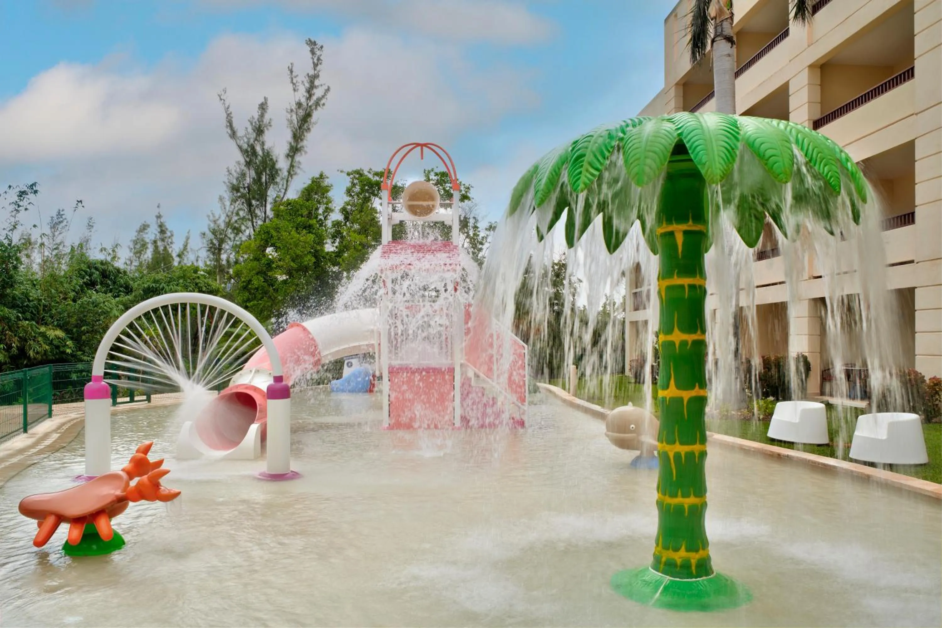 Aqua park in Dreams Puerto Morelos Resort & Spa - All Inclusive