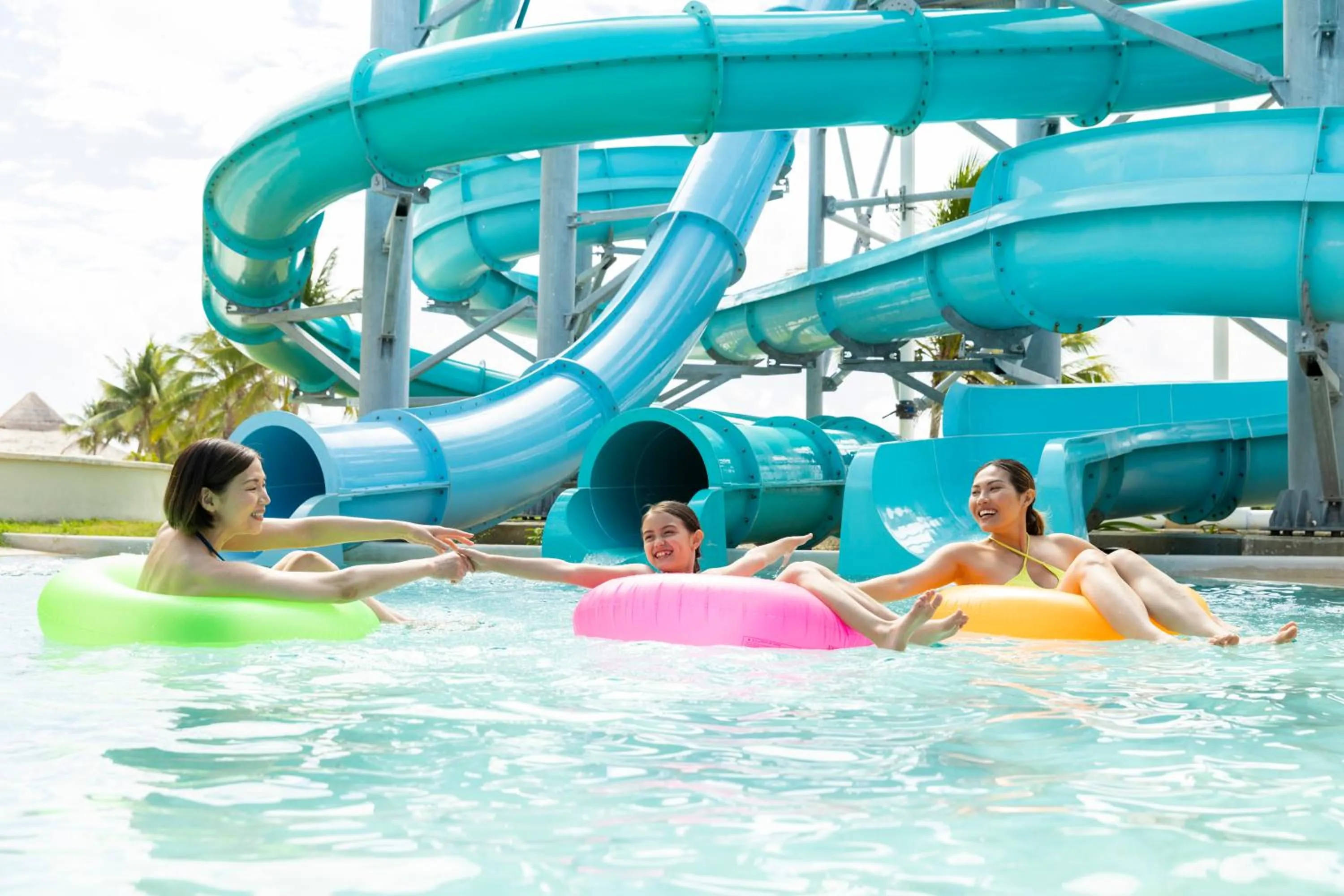 Aqua park in Dreams Puerto Morelos Resort & Spa - All Inclusive