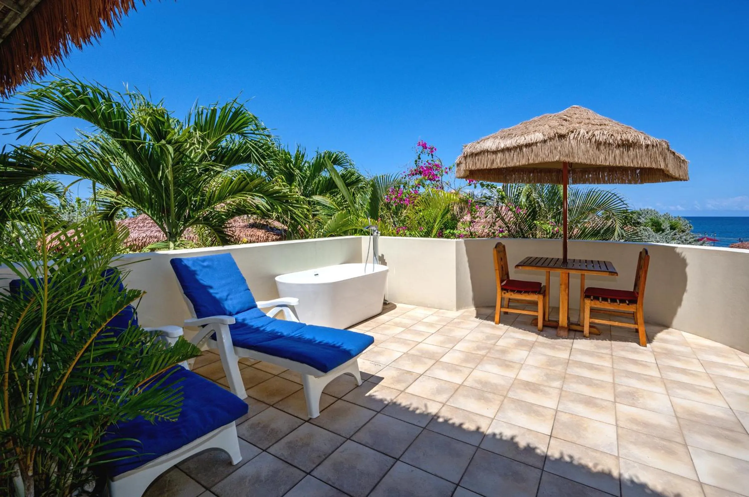 Balcony/Terrace in Ocean Cliff Hotel Negril Limited - Adults Only