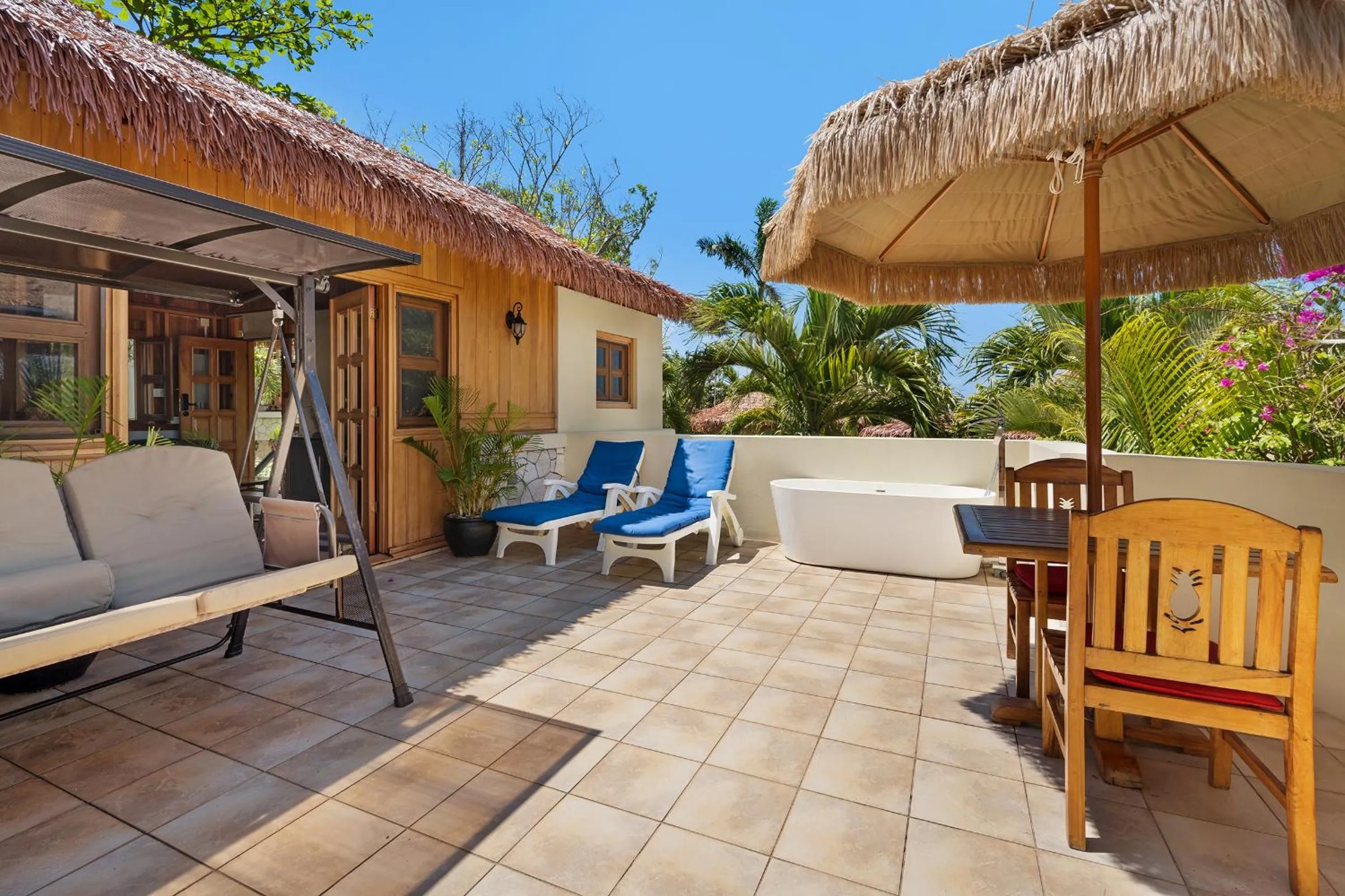 Balcony/Terrace in Ocean Cliff Hotel Negril Limited - Adults Only