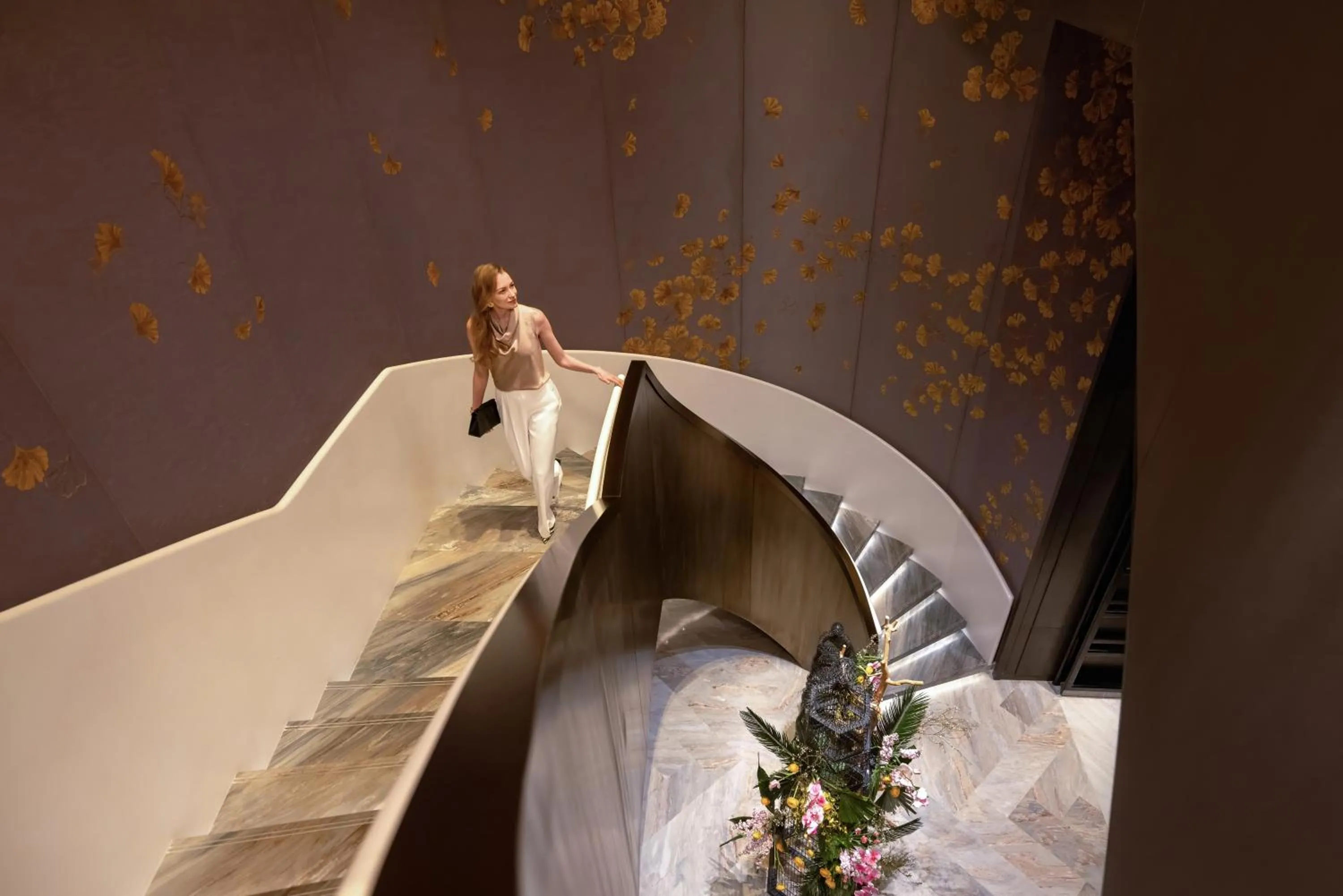 Lobby or reception in Waldorf Astoria Beijing