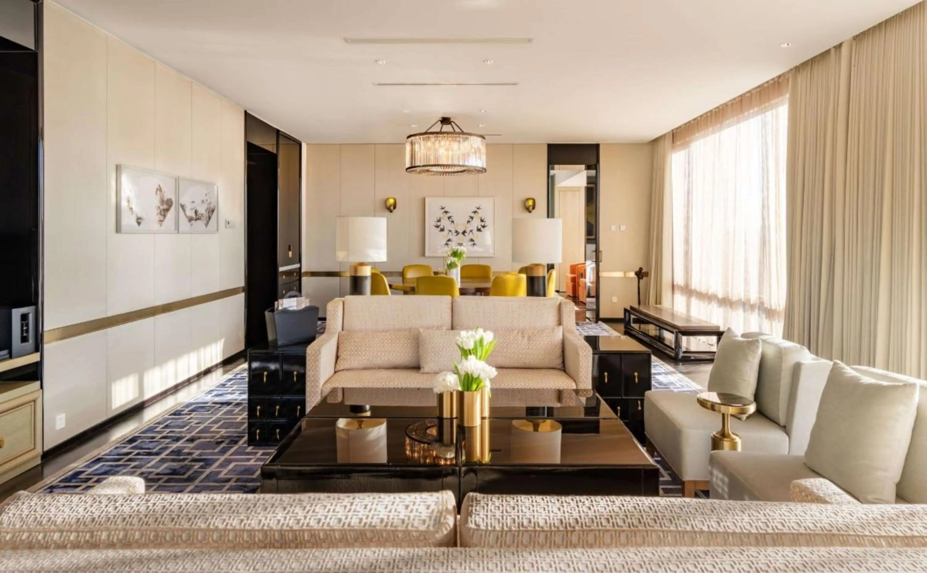 Living room in Waldorf Astoria Beijing