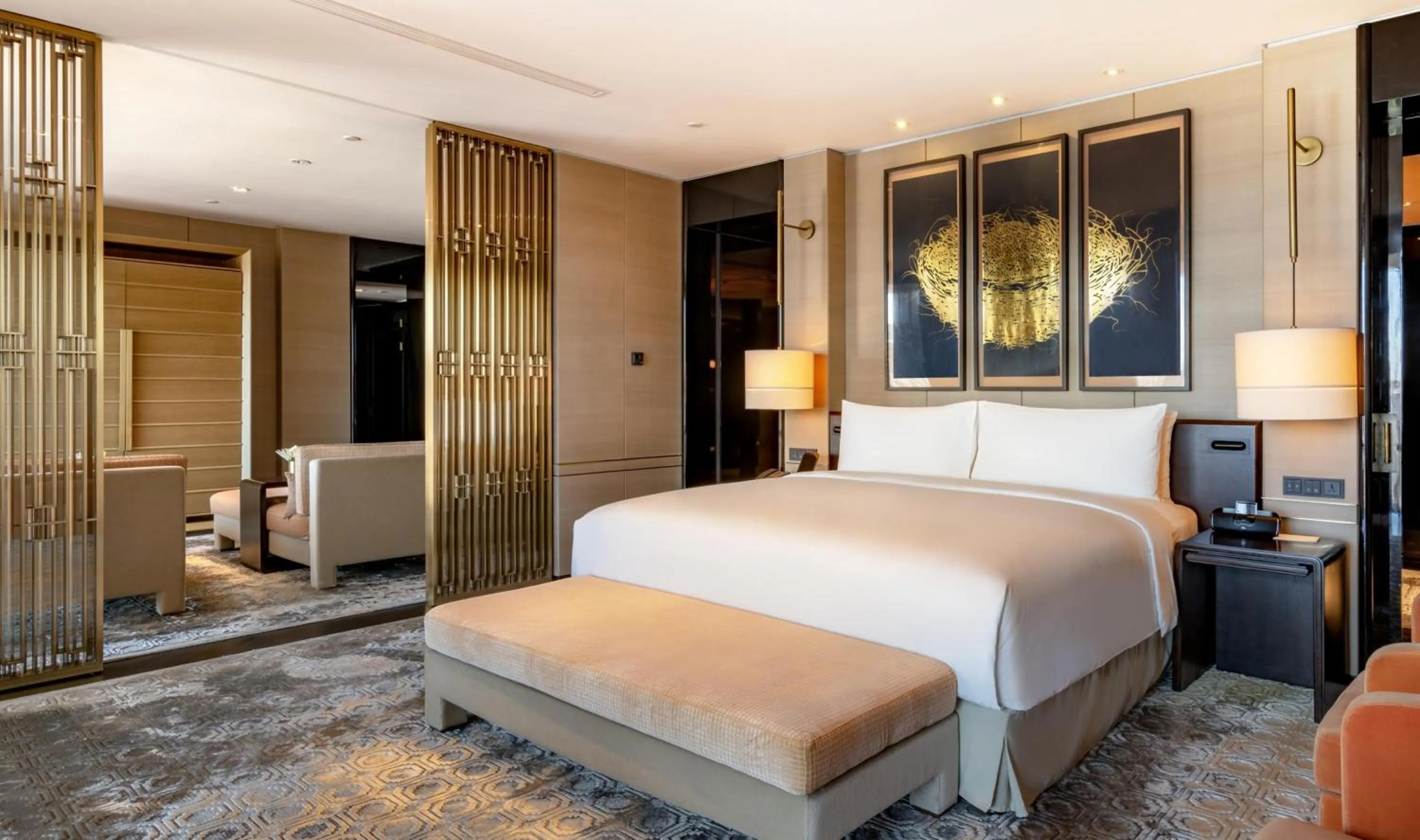 Bed in Waldorf Astoria Beijing