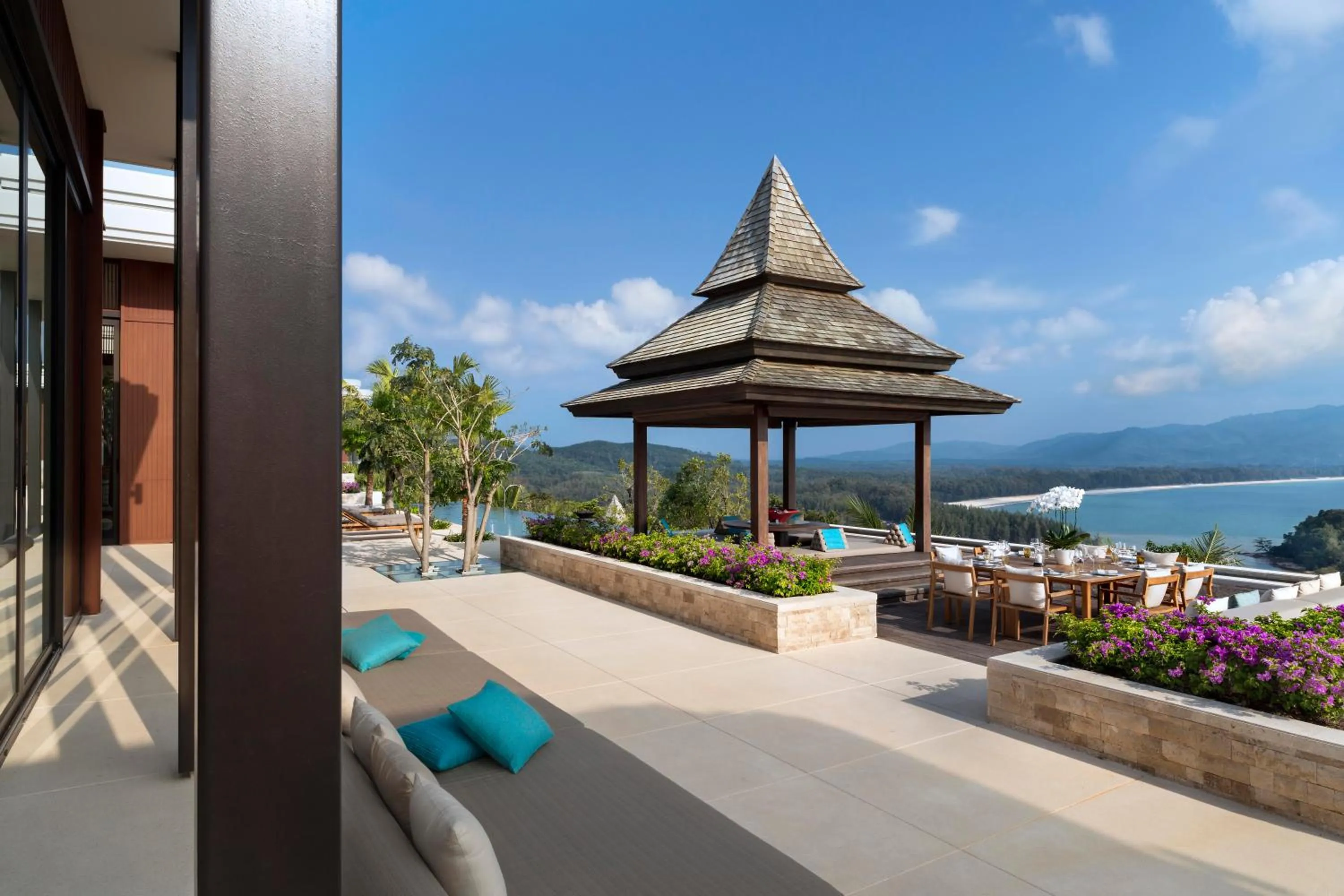 Seating area in Anantara Layan Phuket Resort