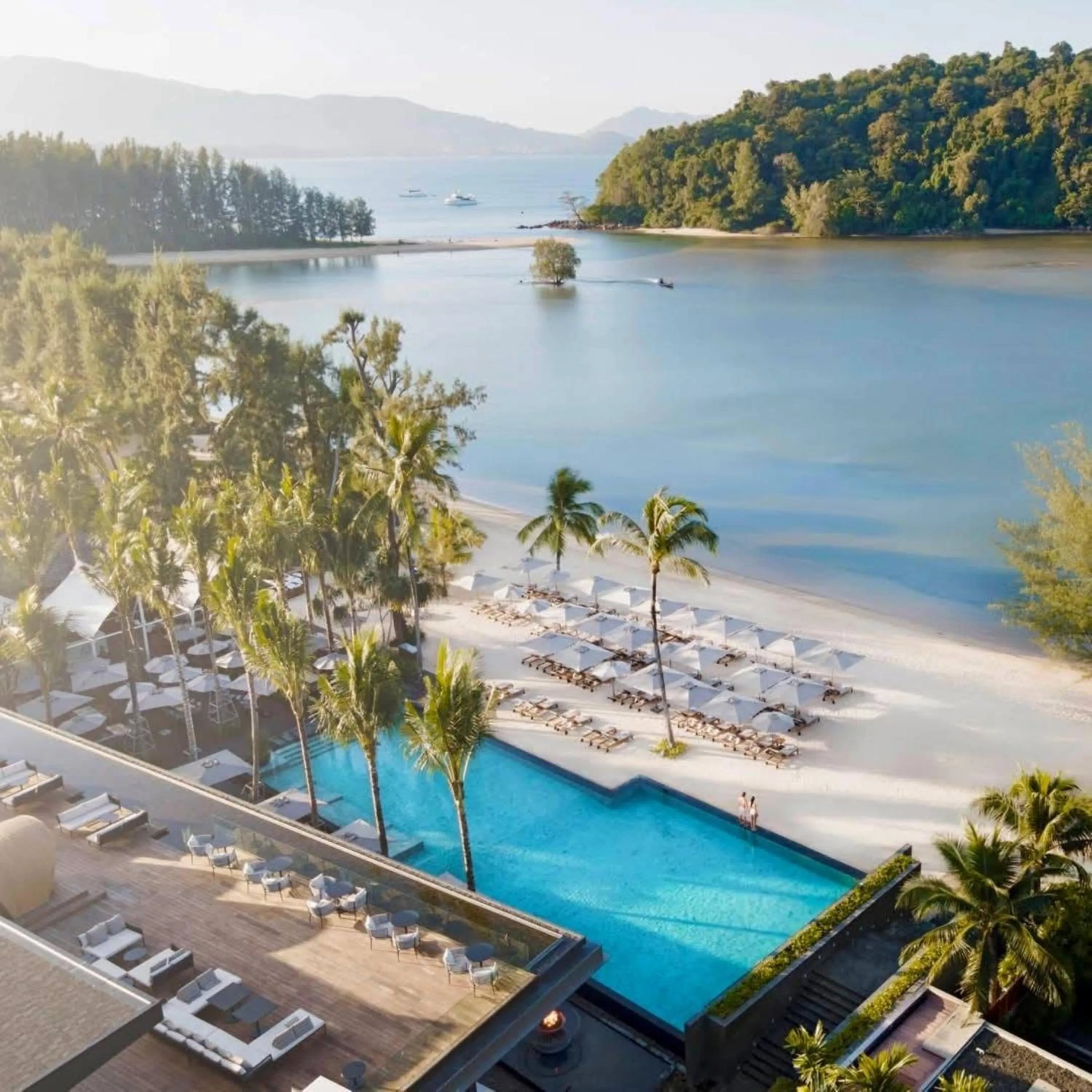 Beach in Anantara Layan Phuket Resort