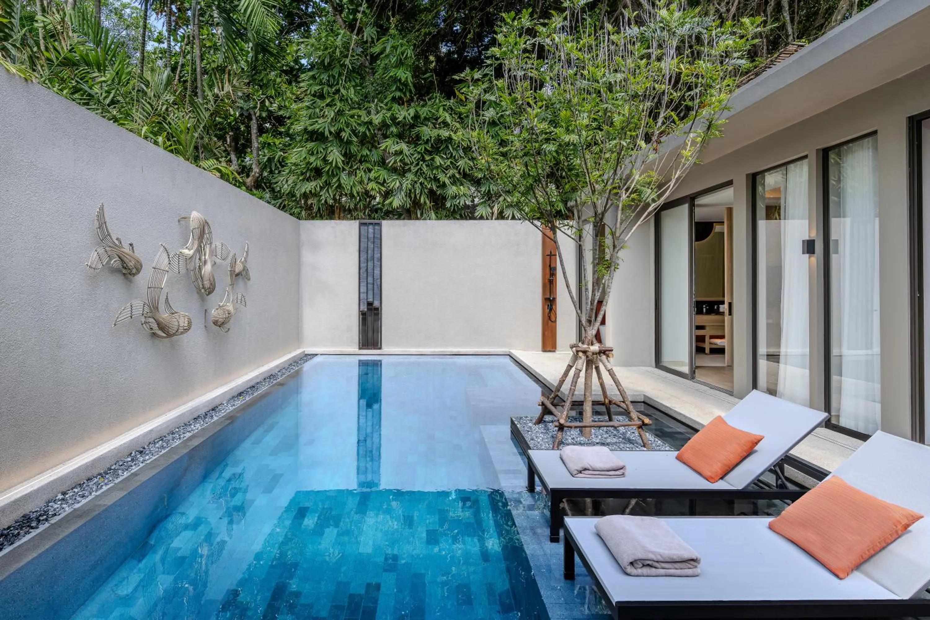 Pool view in Anantara Layan Phuket Resort