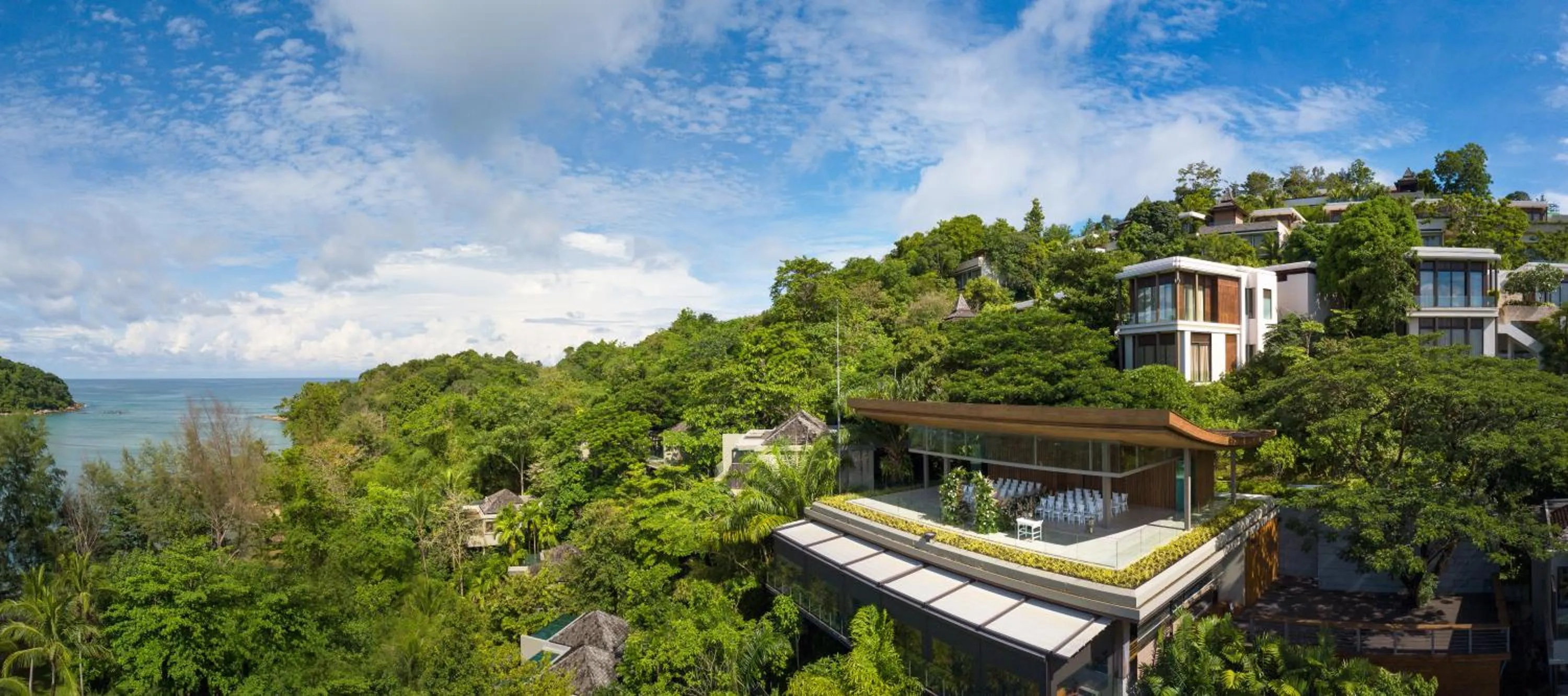 Bird's eye view in Anantara Layan Phuket Resort