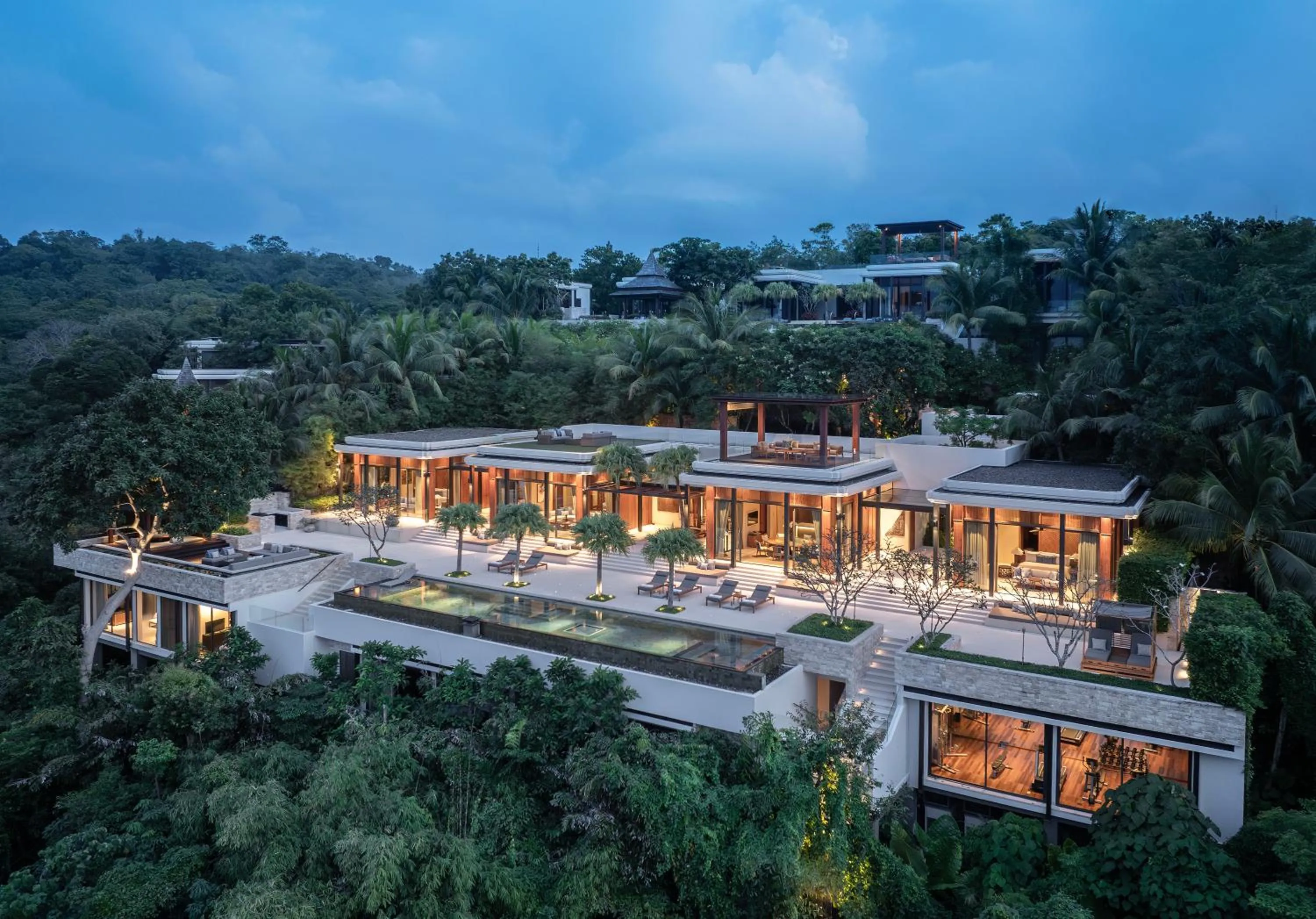 Bird's eye view in Anantara Layan Phuket Resort