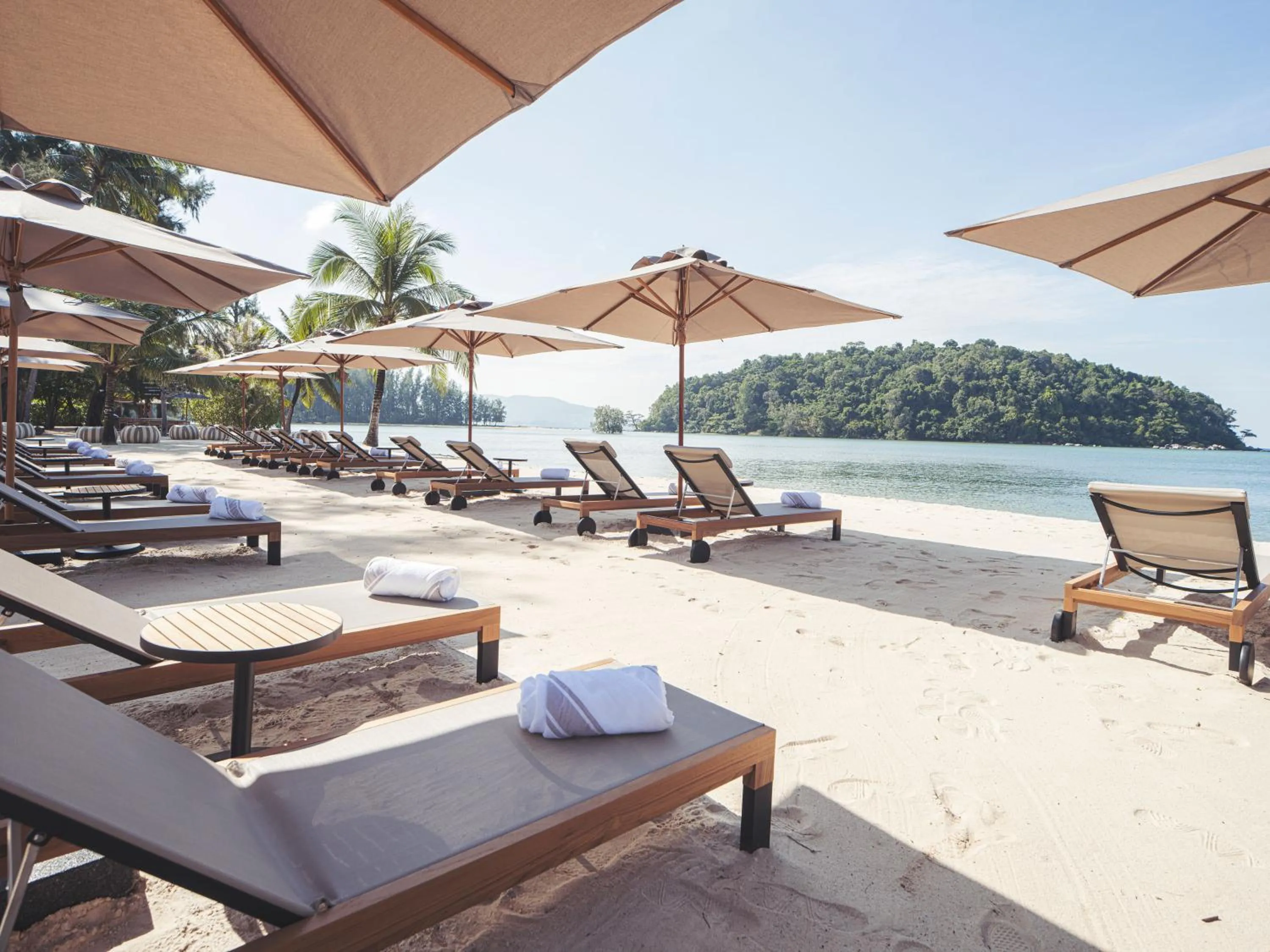 sunbed in Anantara Layan Phuket Resort