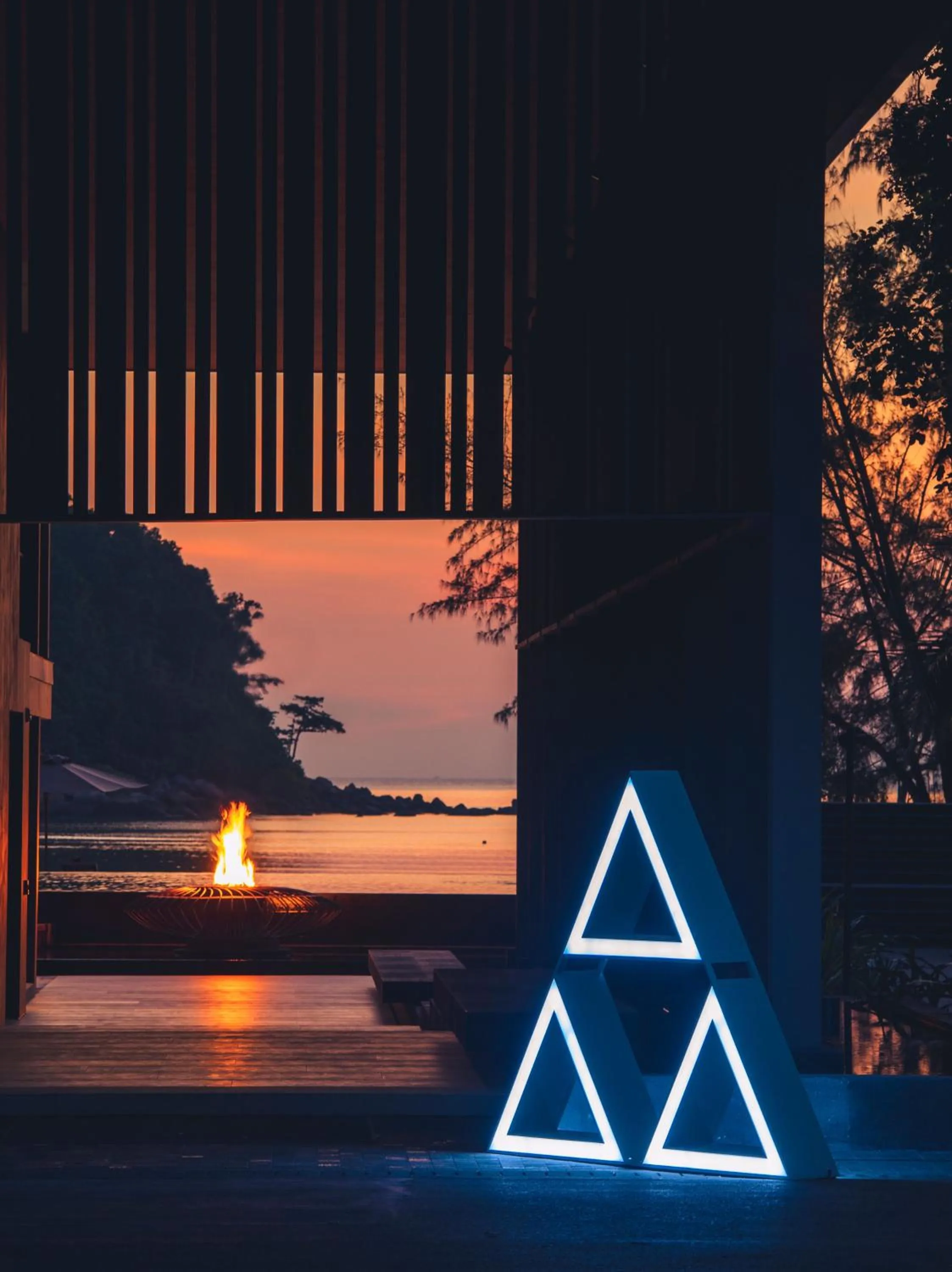 Sunset in Anantara Layan Phuket Resort