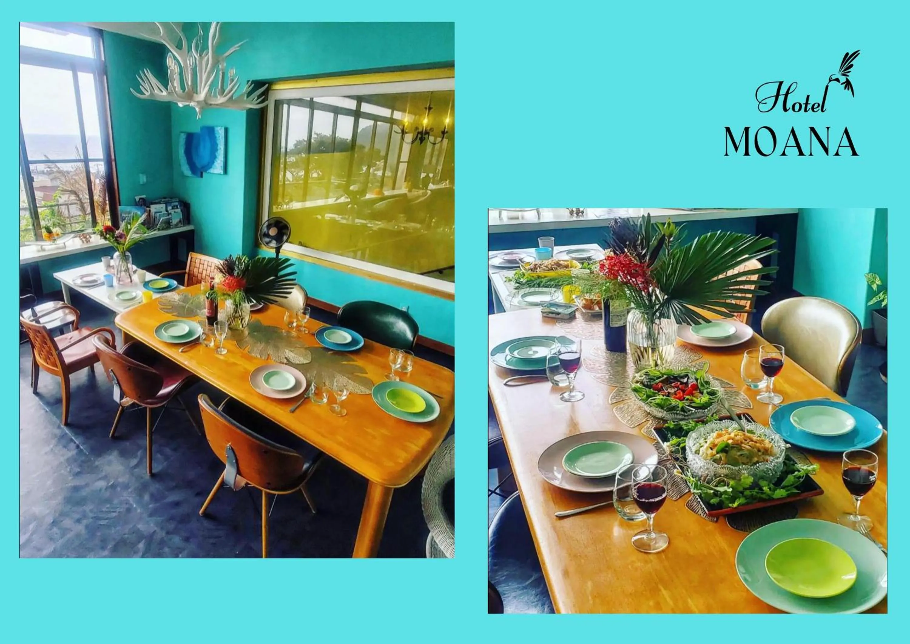 Living room in Hotel MOANA絶景オーシャンビューカフェラウンジ朝食付き