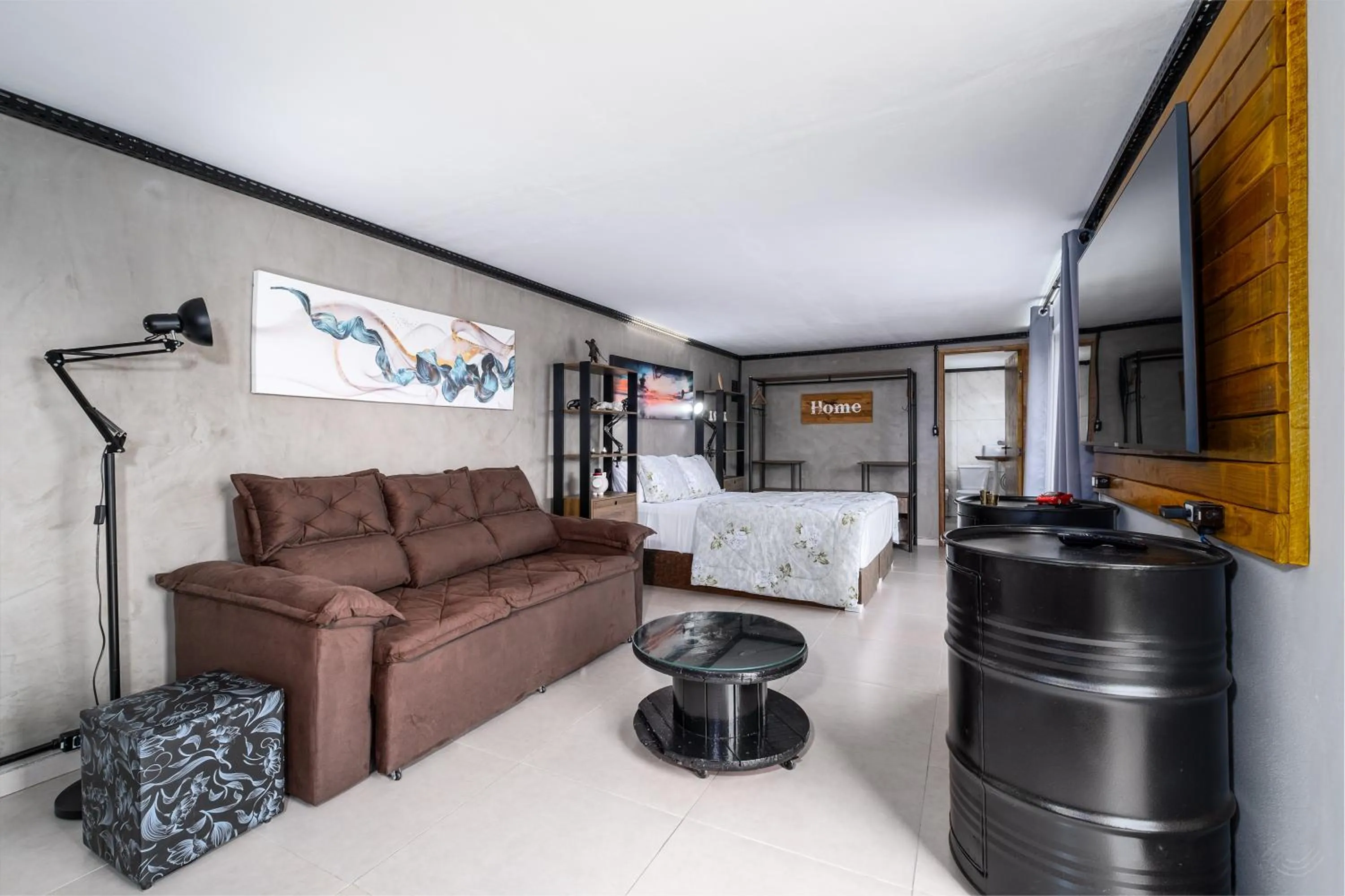 Living room in Pousada Encantos de Socorro