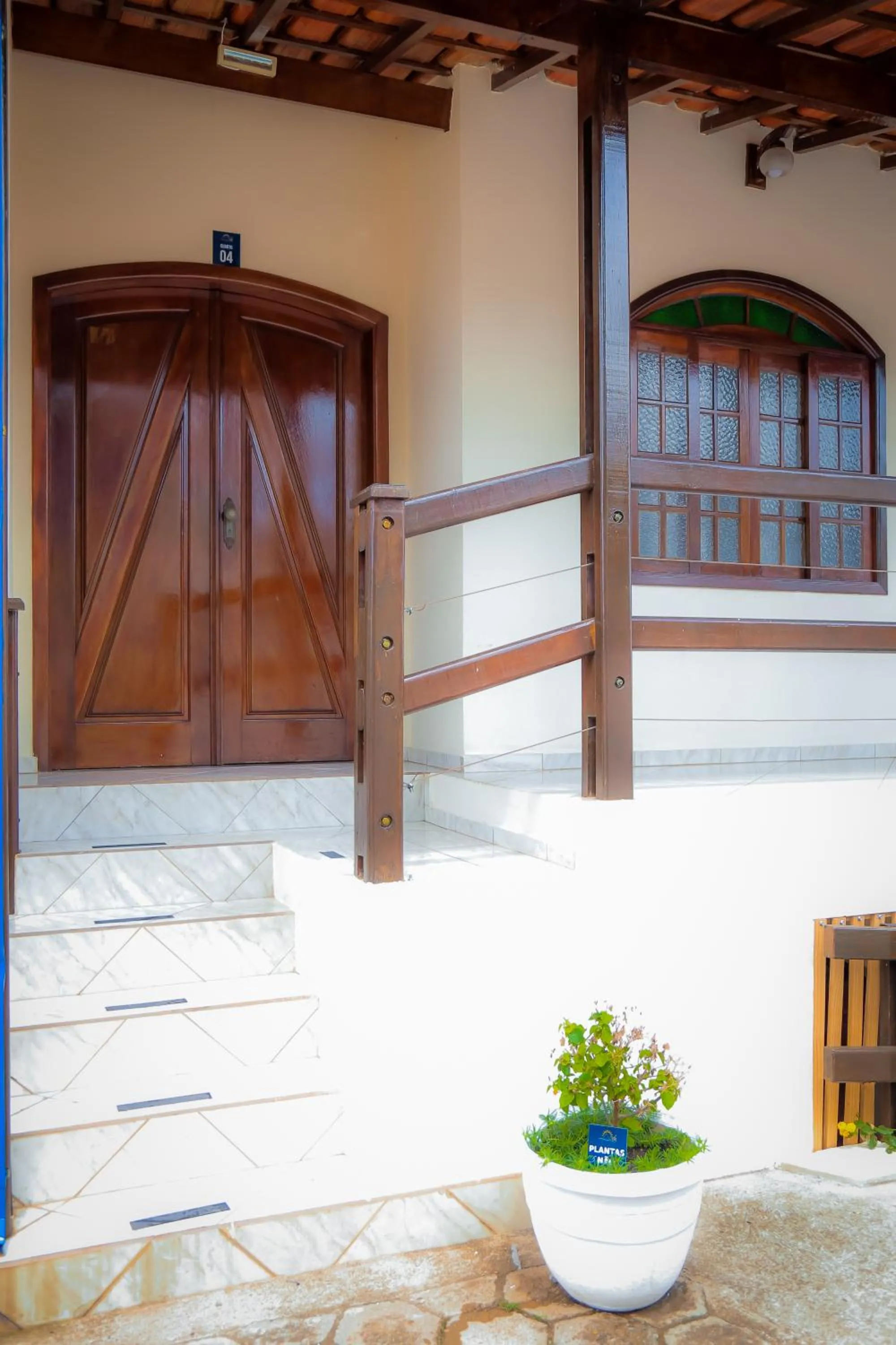 Property building in Pousada Encantos de Socorro