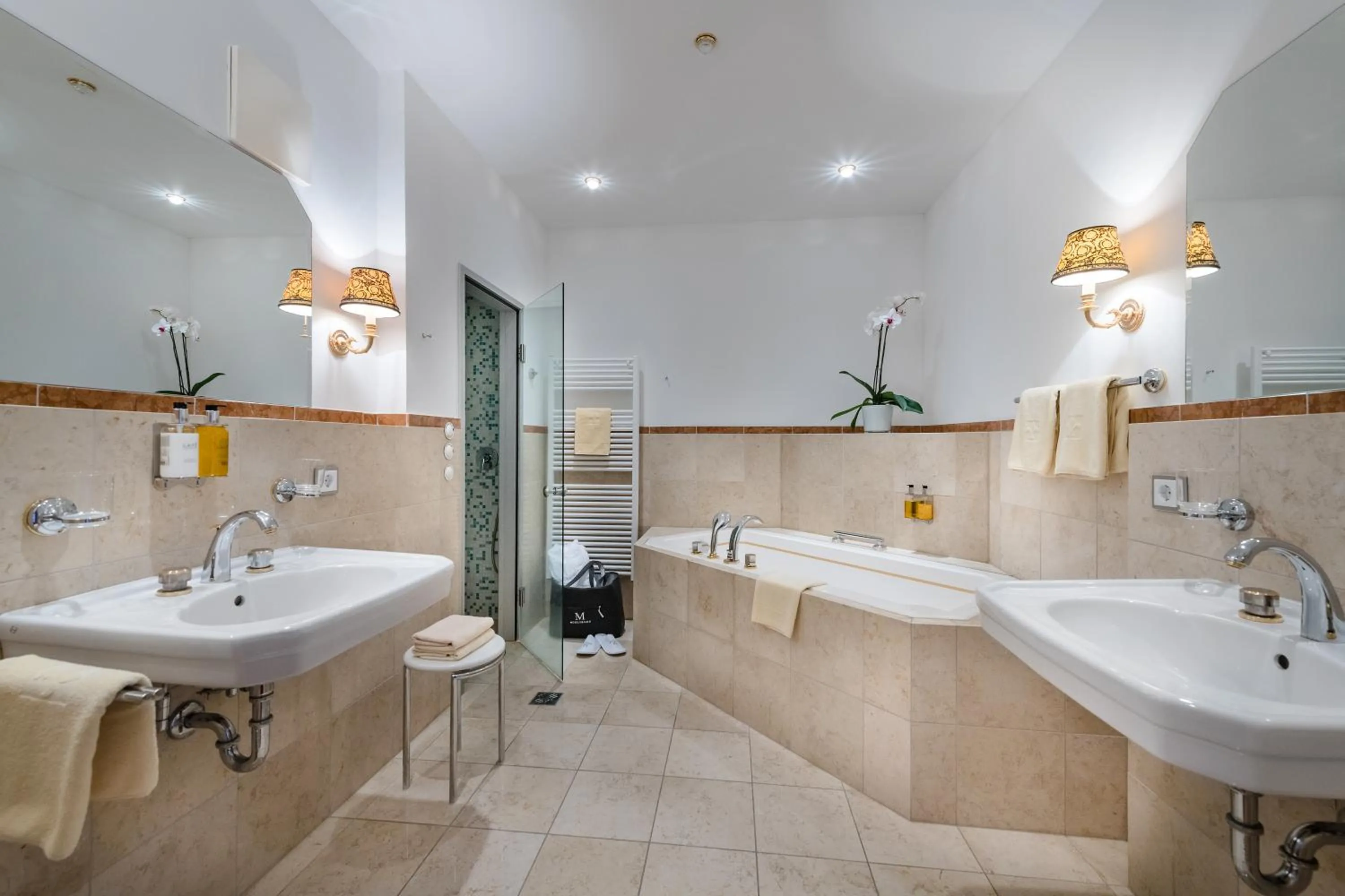 Bathroom in Hotel Moselebauer