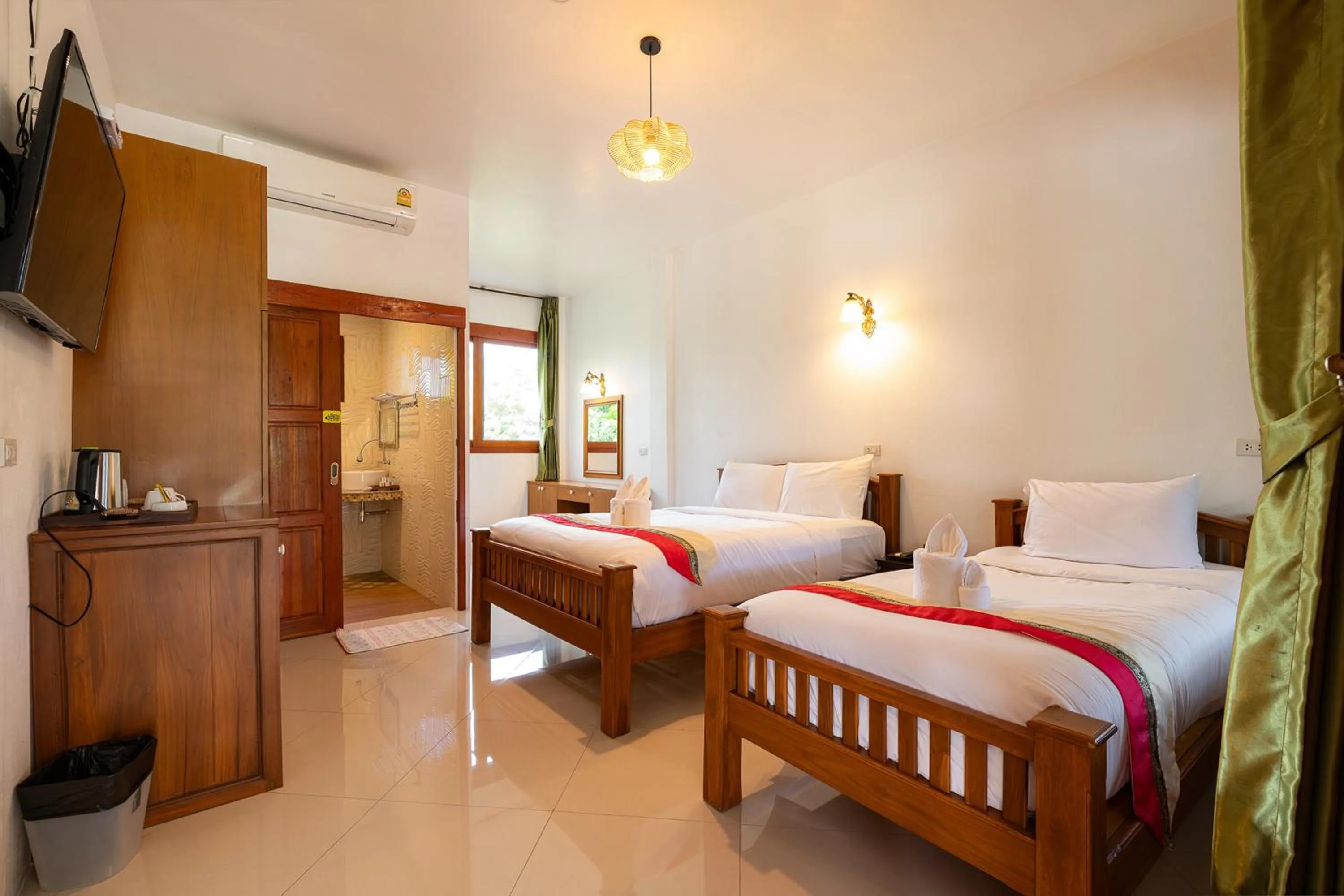 Bedroom in Romsak Lanna Resort