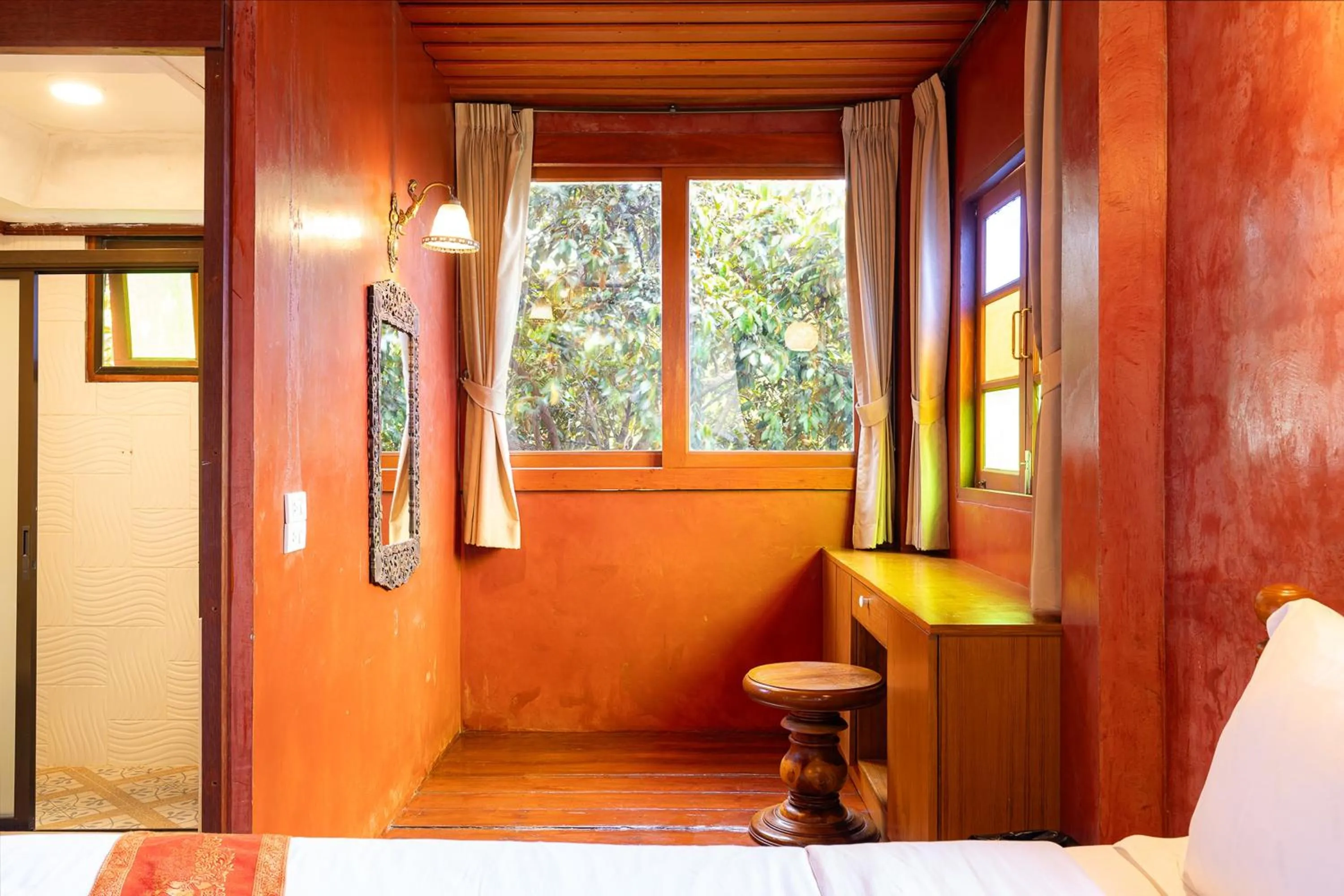 Bedroom in Romsak Lanna Resort