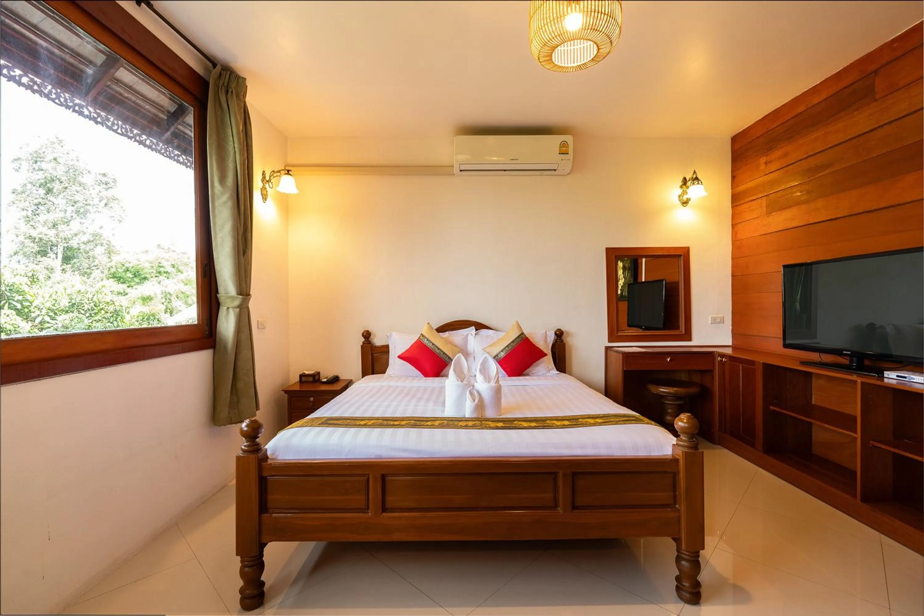 Bedroom in Romsak Lanna Resort