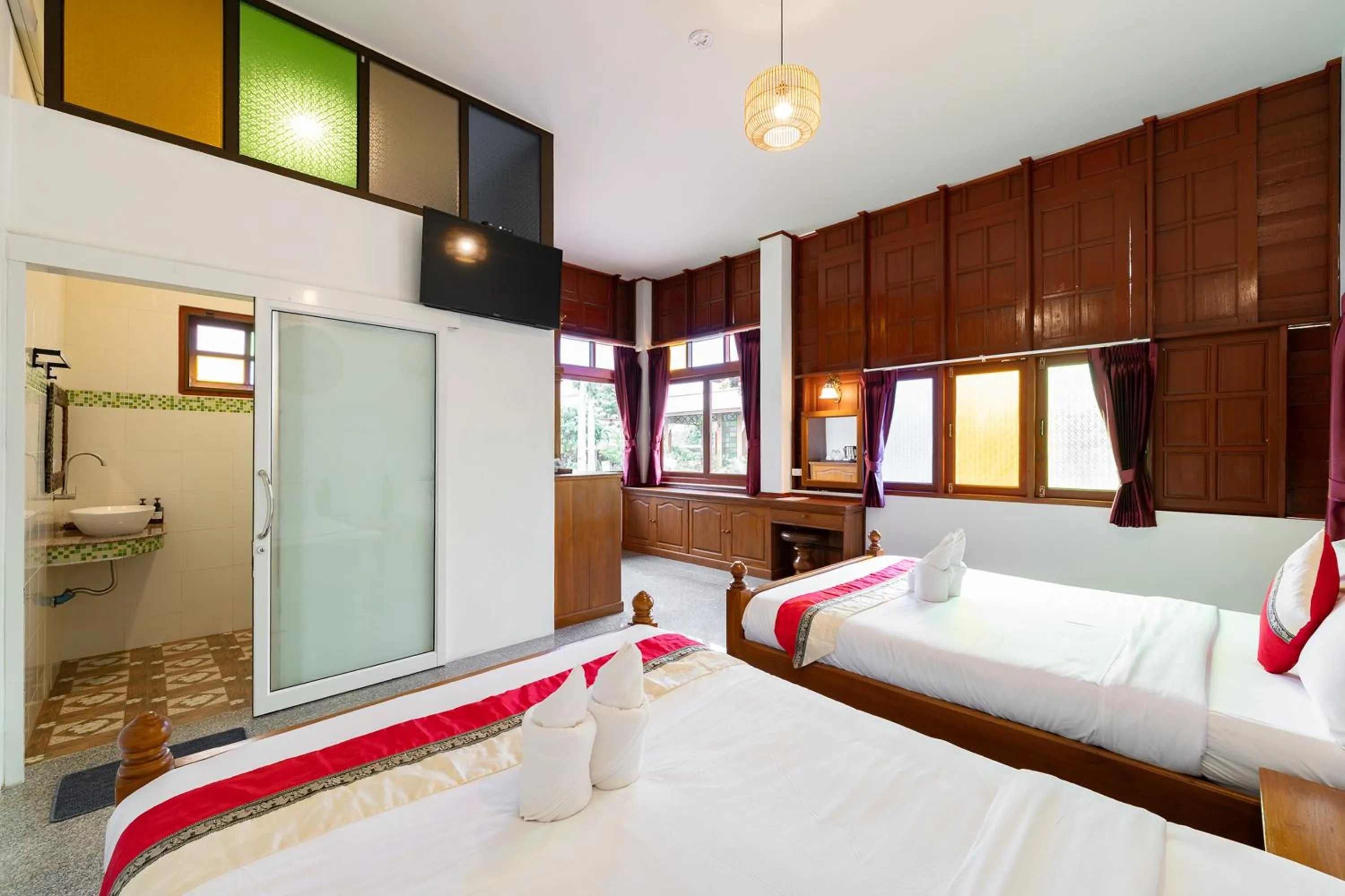 Bedroom in Romsak Lanna Resort