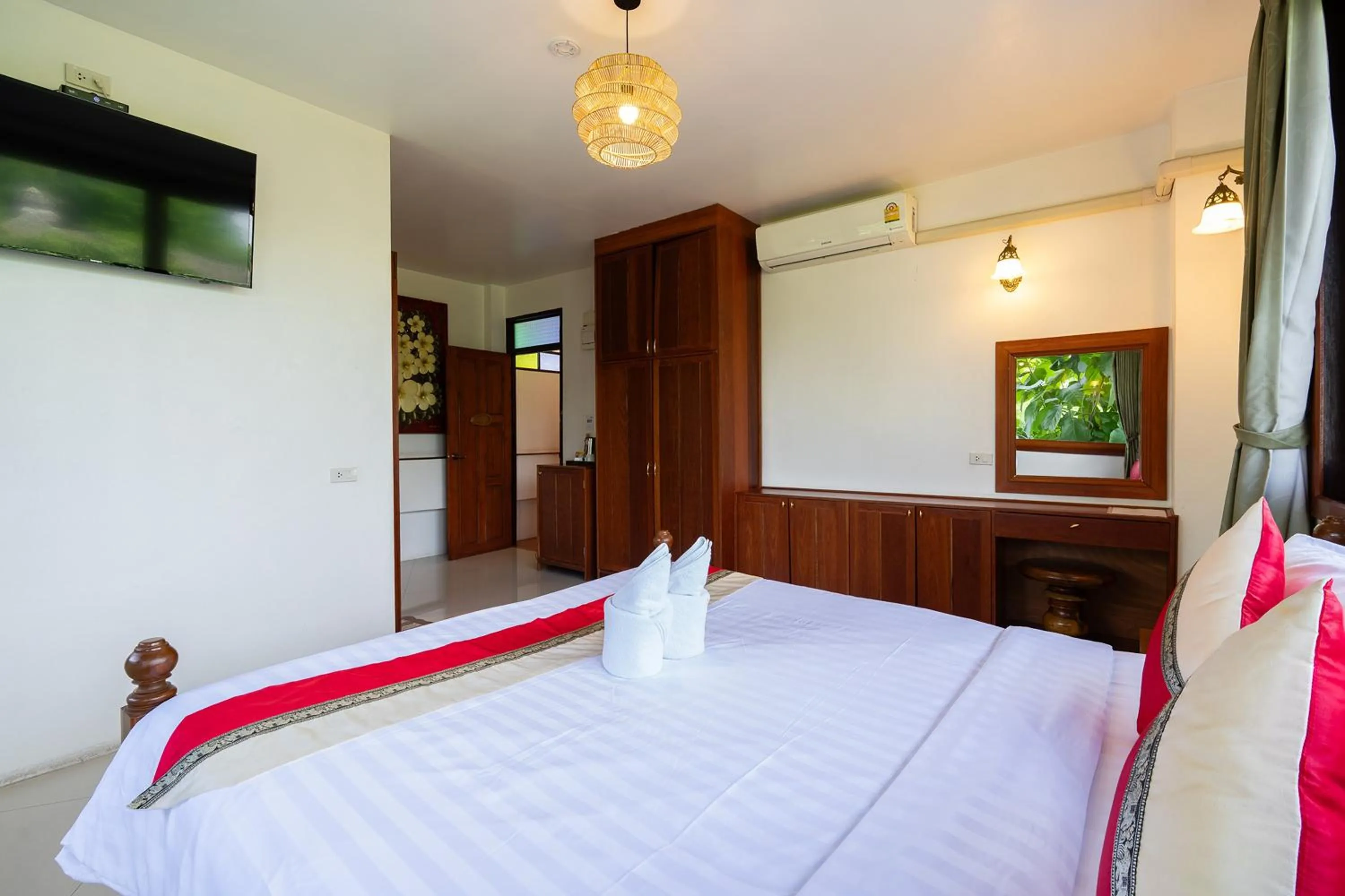 Bedroom in Romsak Lanna Resort